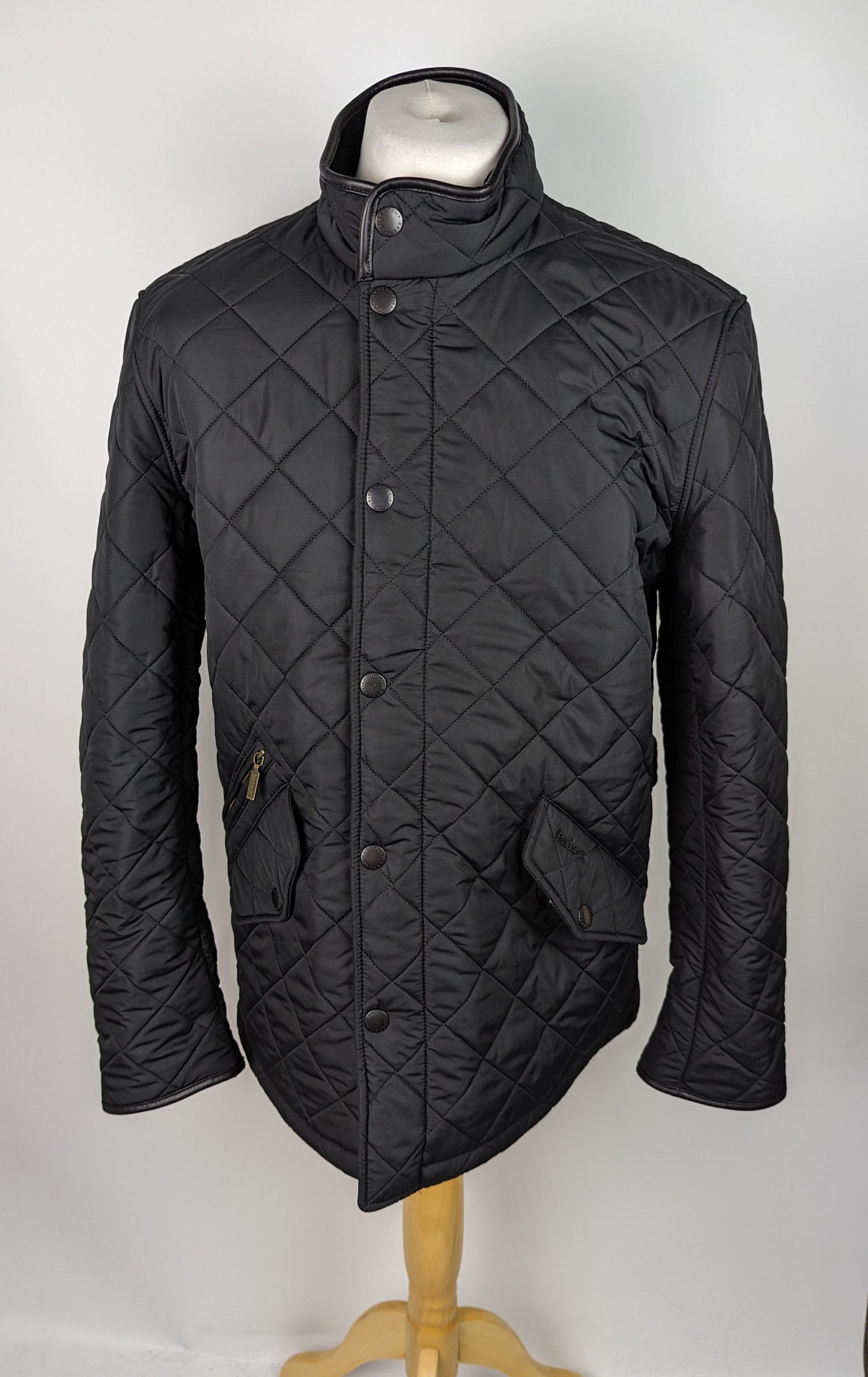 BARBOUR Men's Powell Quilted Jacket - Black