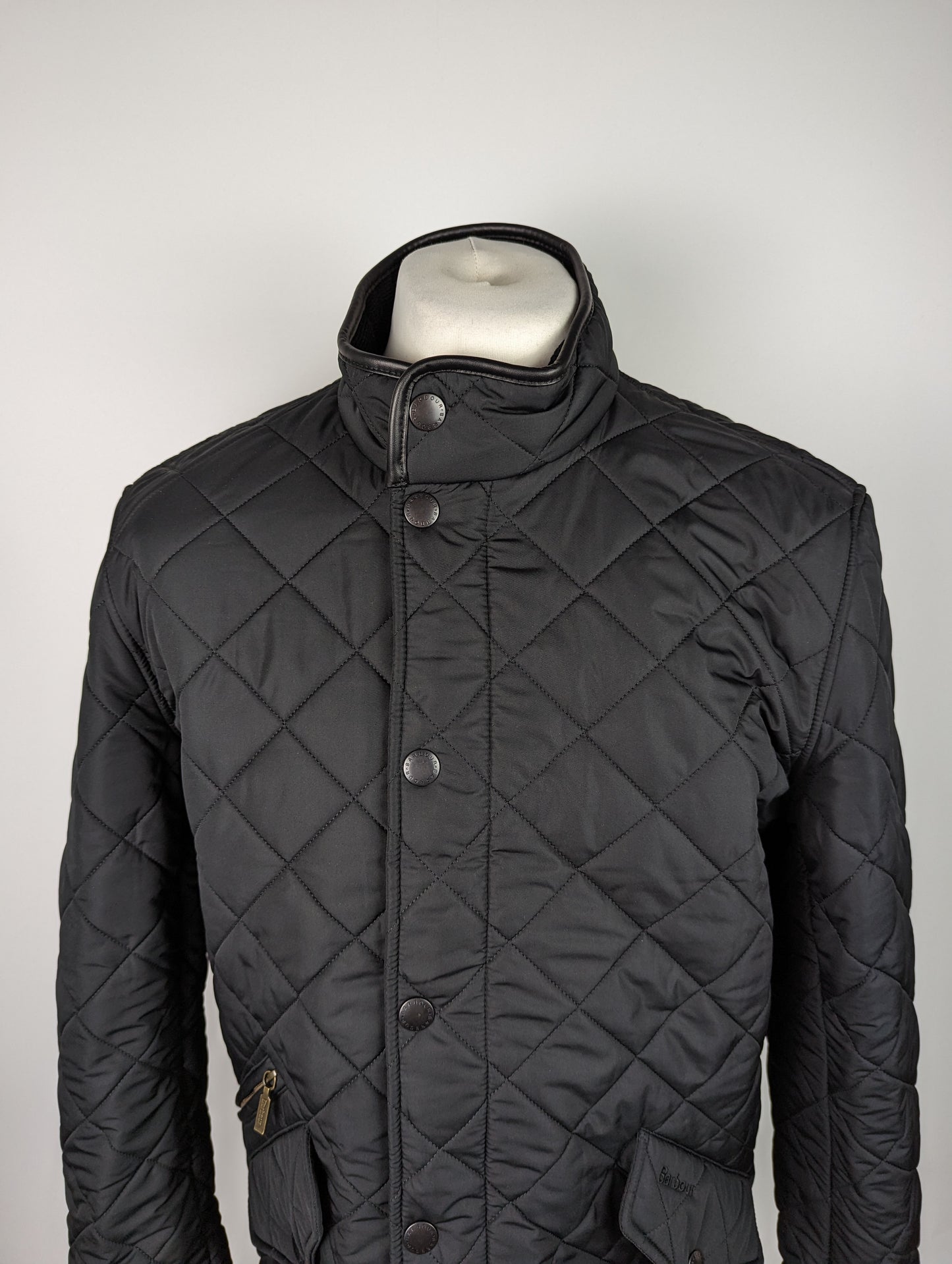 BARBOUR Men's Powell Quilted Jacket - Black