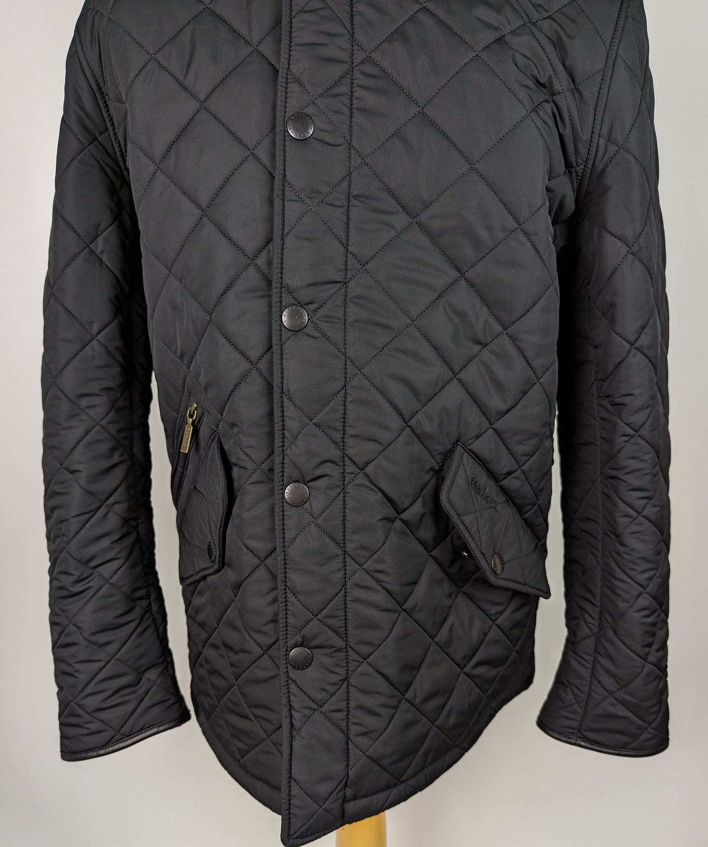 BARBOUR Men's Powell Quilted Jacket - Black