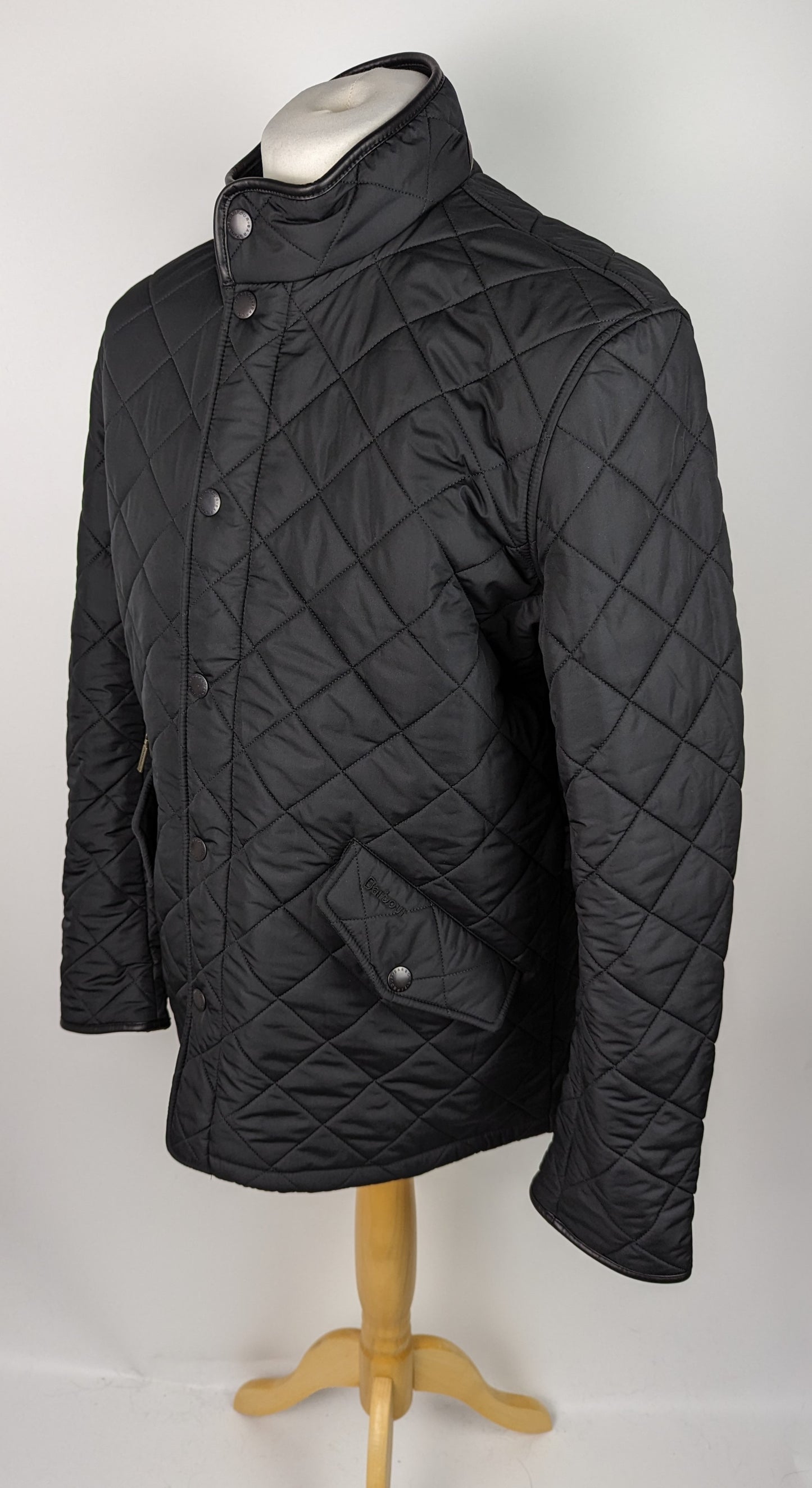 BARBOUR Men's Powell Quilted Jacket - Black