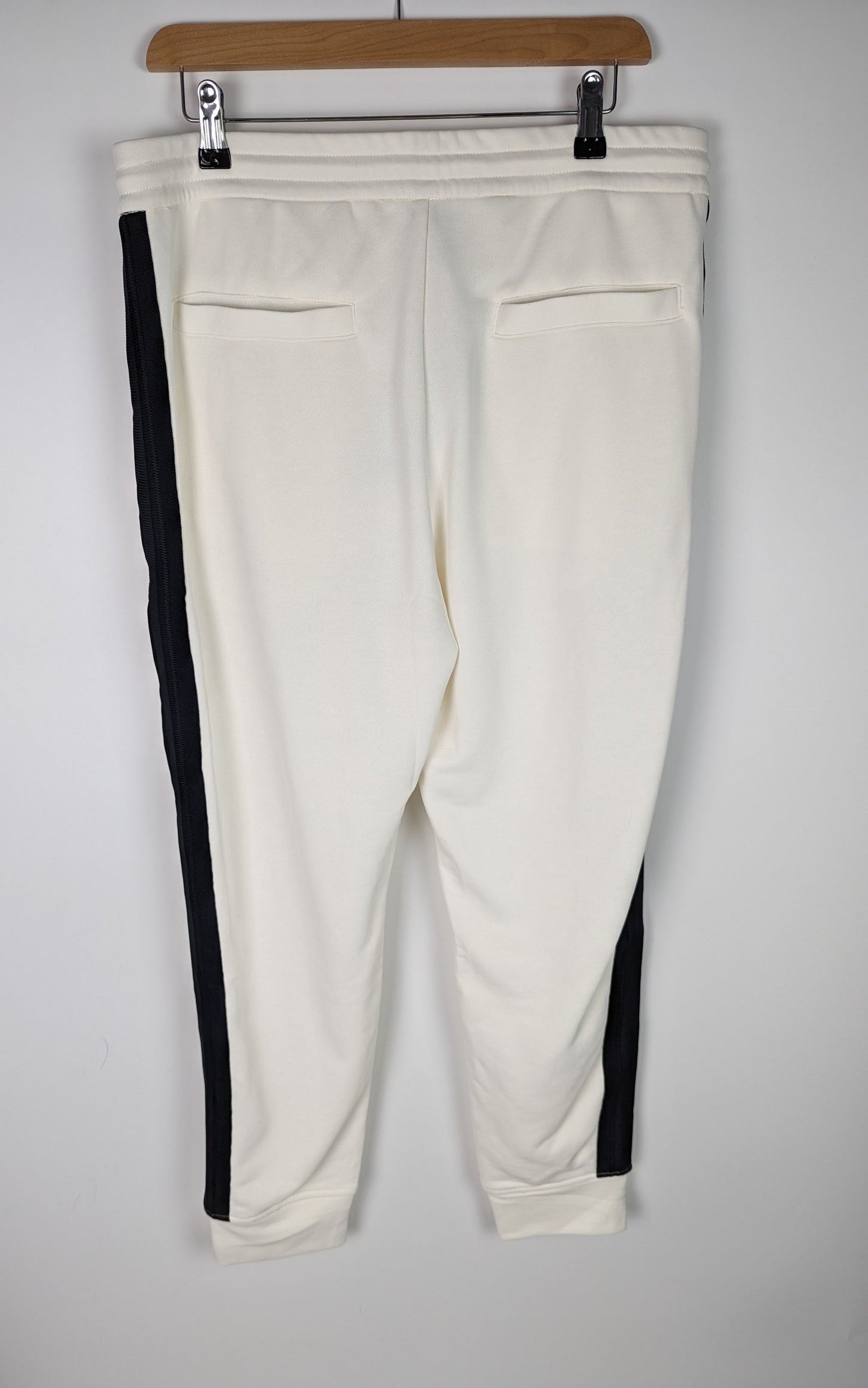 EMPORIO ARMANI Men's Tape Cuff Joggers - Vanilla