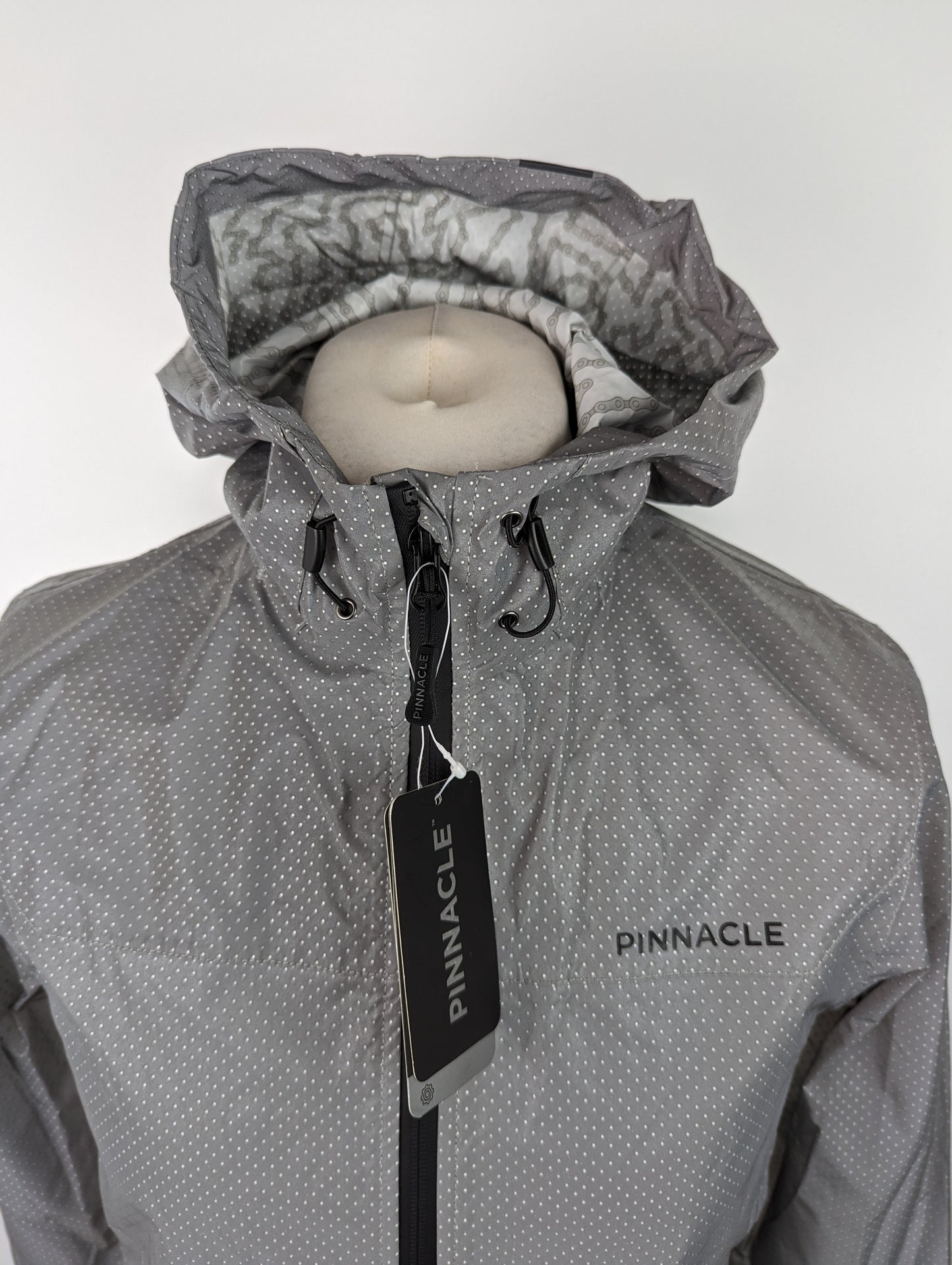 PINNACLE Cycling Jacket Mens - Silver