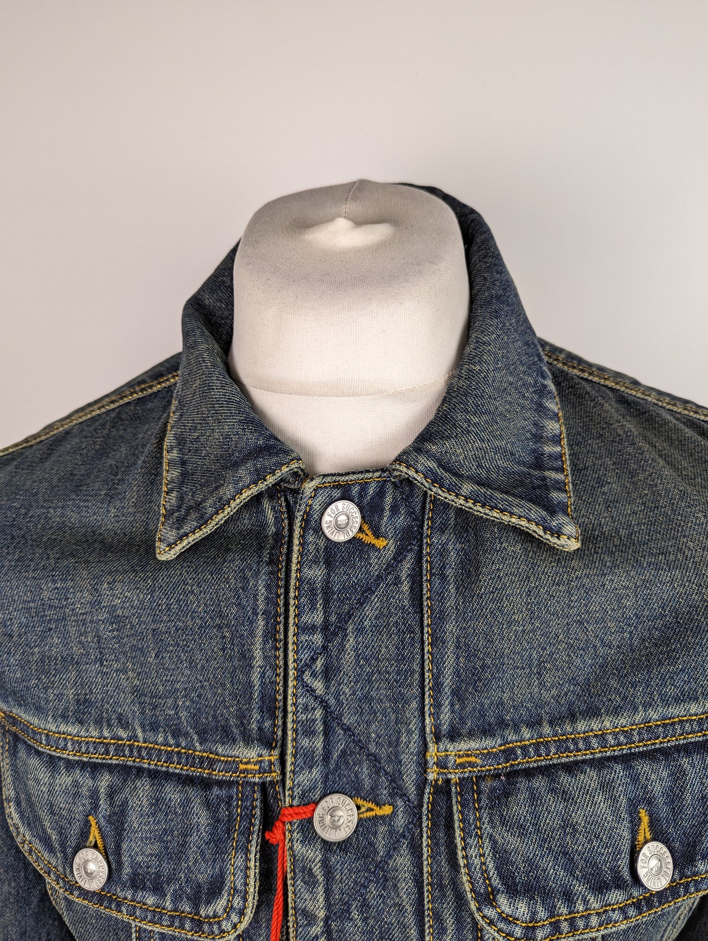 DIESEL Womens/Mens D-Riley Trucker Jacket - Blue