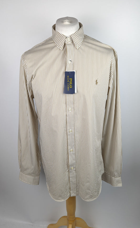 Polo Ralph Lauren Men's Poplin Shirt - Khaki Brown