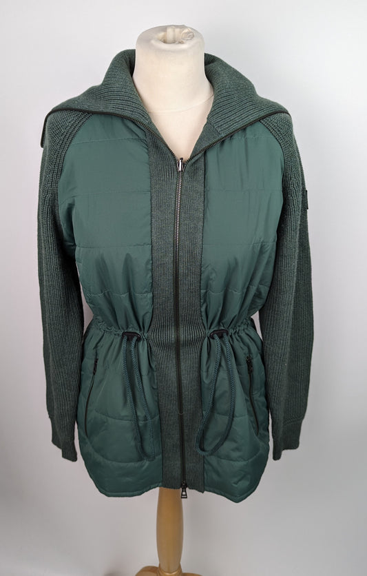 BELSTAFF Womens Path Zip Cardigan - Green