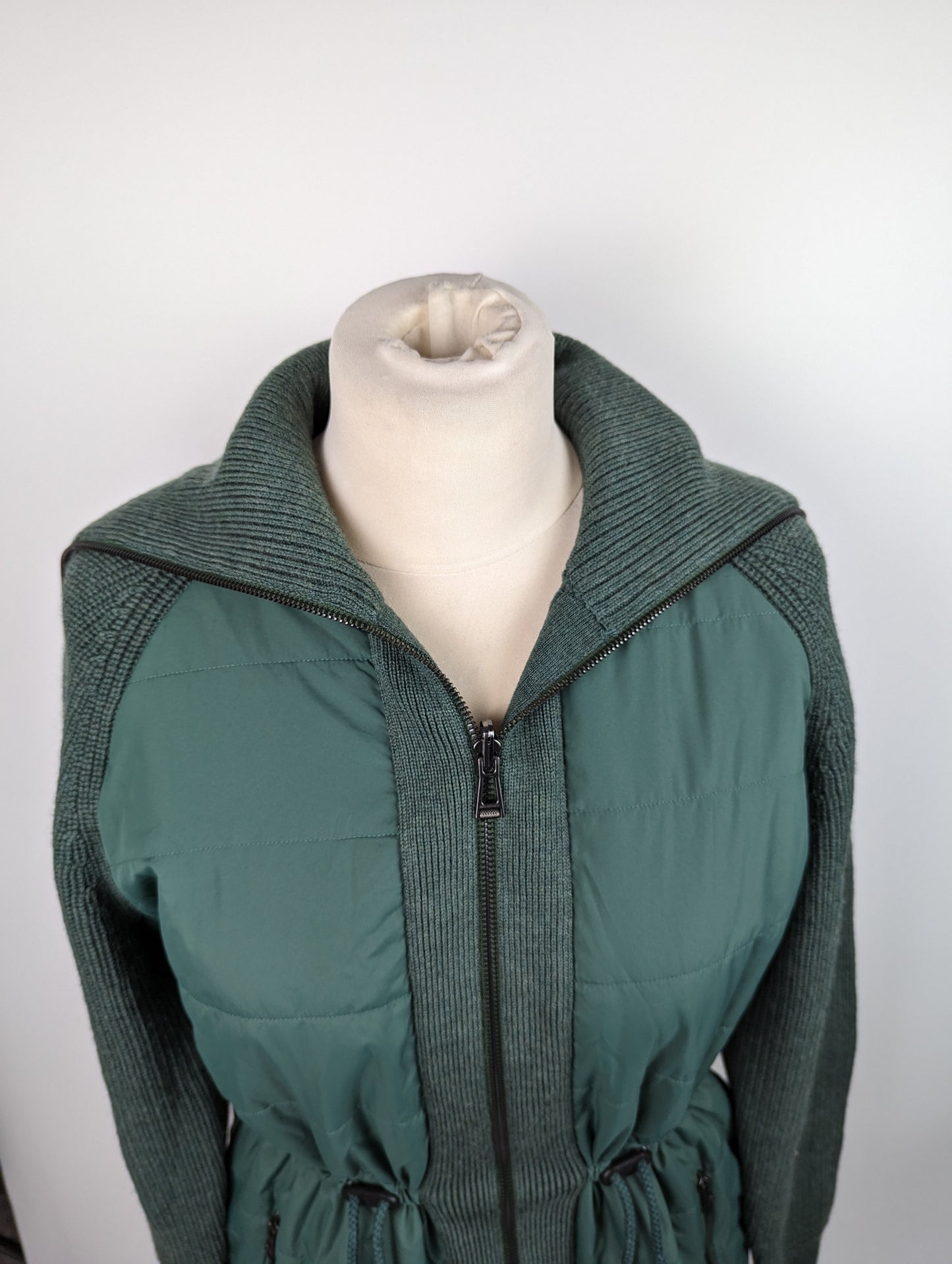 BELSTAFF Womens Path Zip Cardigan - Green