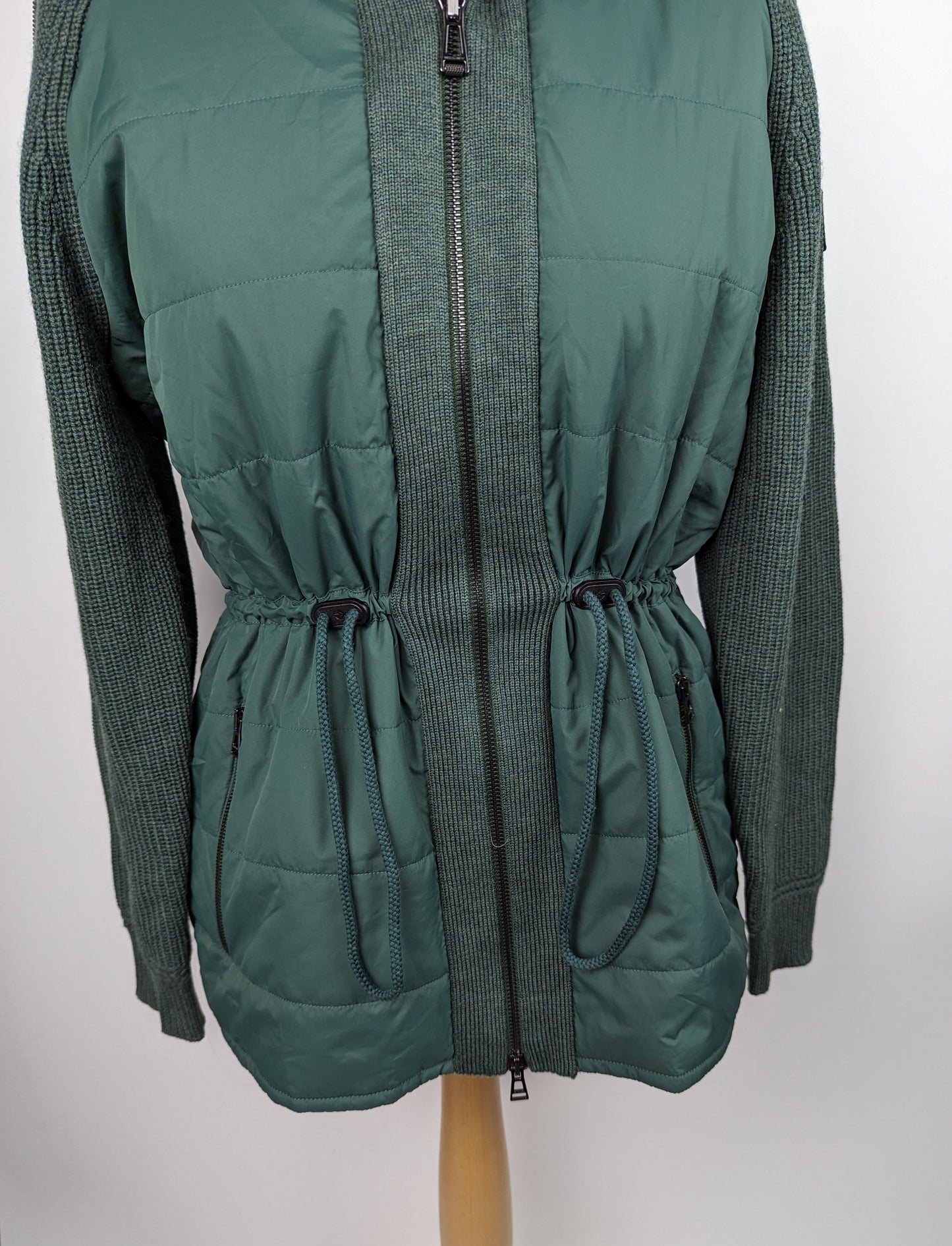 BELSTAFF Womens Path Zip Cardigan - Green