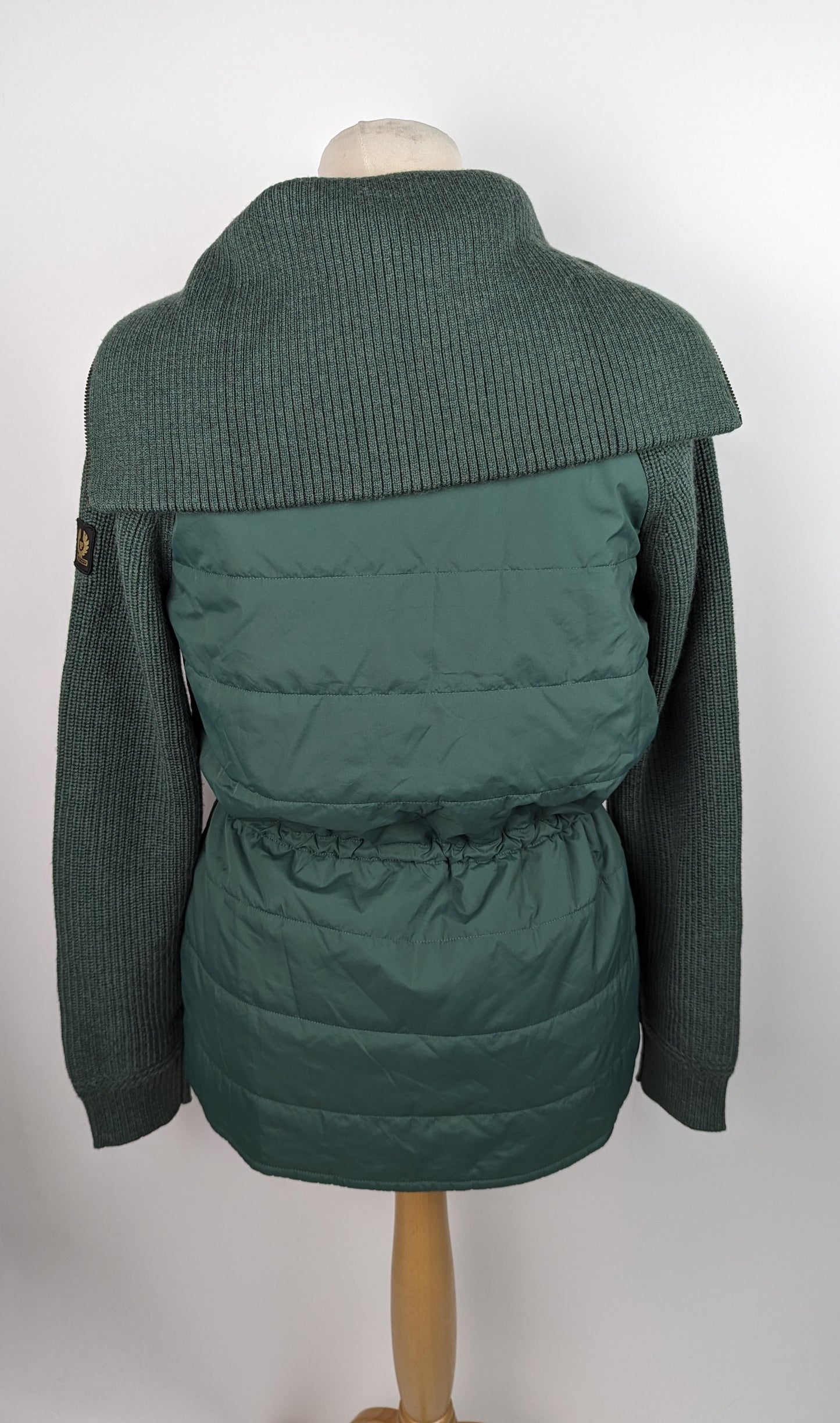 BELSTAFF Womens Path Zip Cardigan - Green