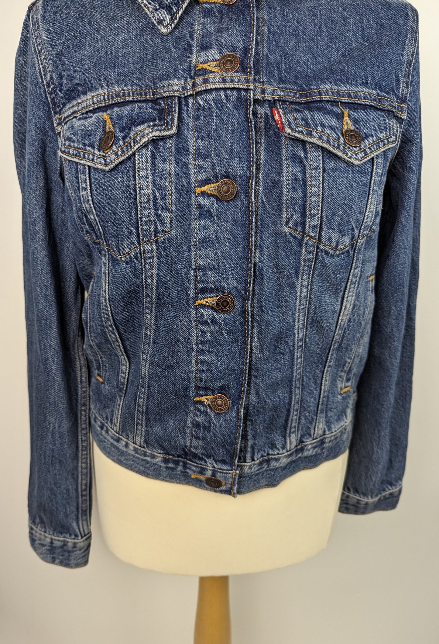 LEVIS Womens Boyfriend Trucker Jacket - Blue