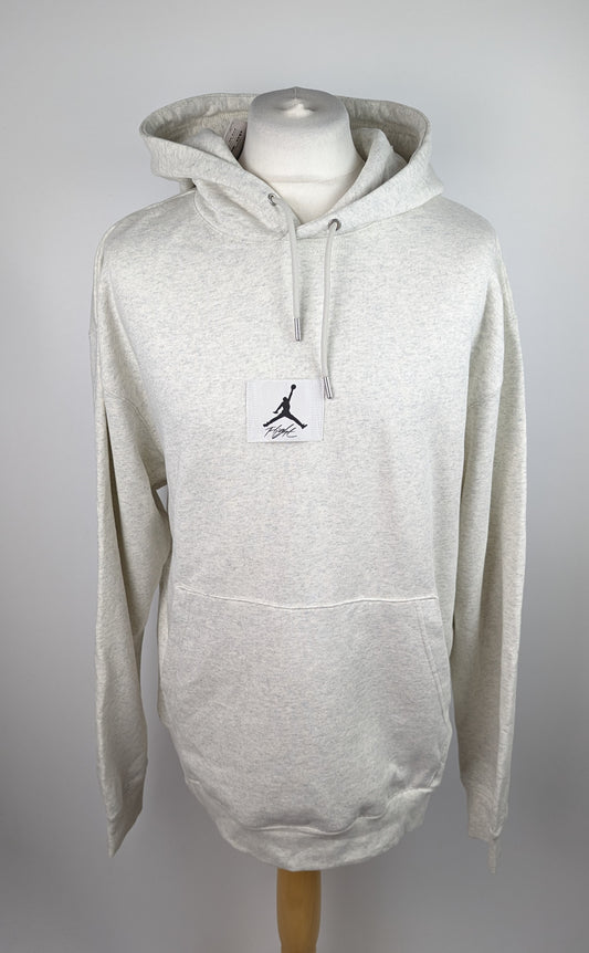 Nike Jordan Air Jordan Flight Popover Hoodie - White / Grey