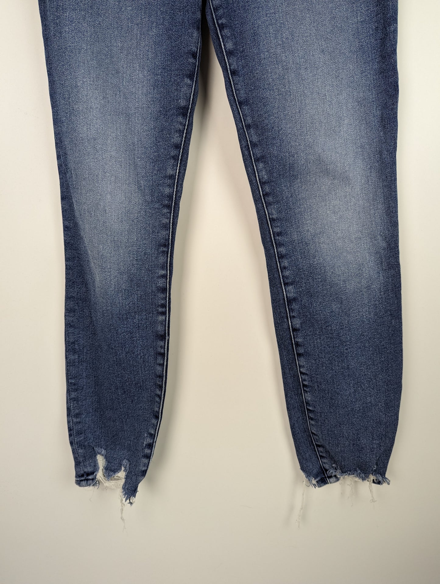 GOOD AMERICAN Womens Good Legs 789 Crop Jeans - Blue