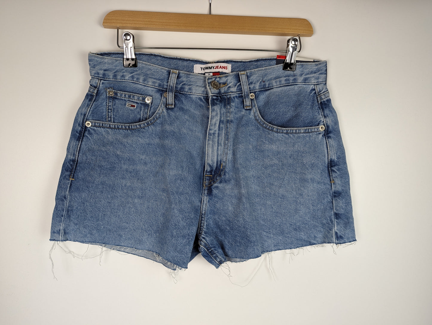 TOMMY JEANS Hotpant Denim Shorts - Light Blue