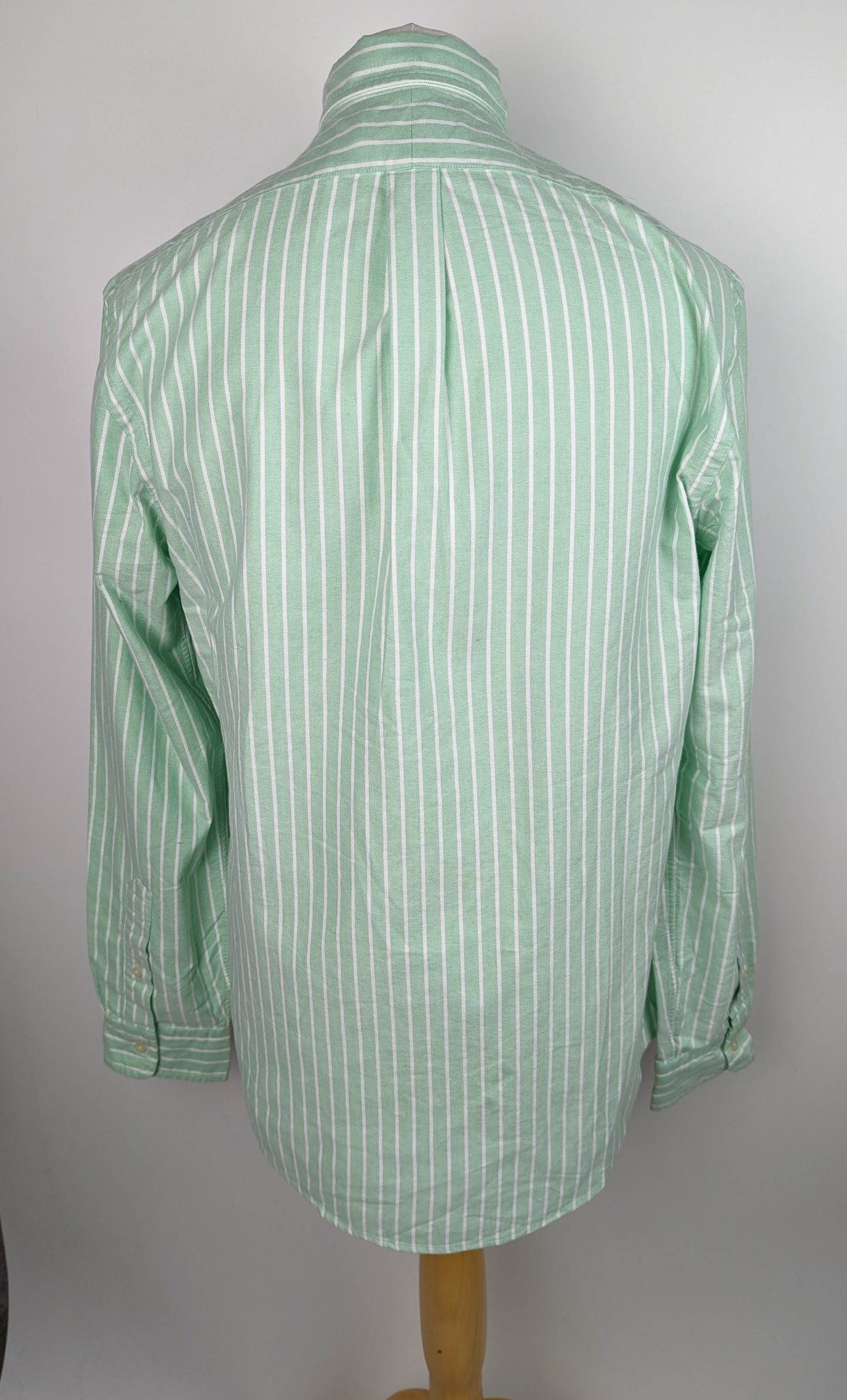 POLO RALPH LAUREN Men's Slim Fit Striped Oxford Shirt - Green