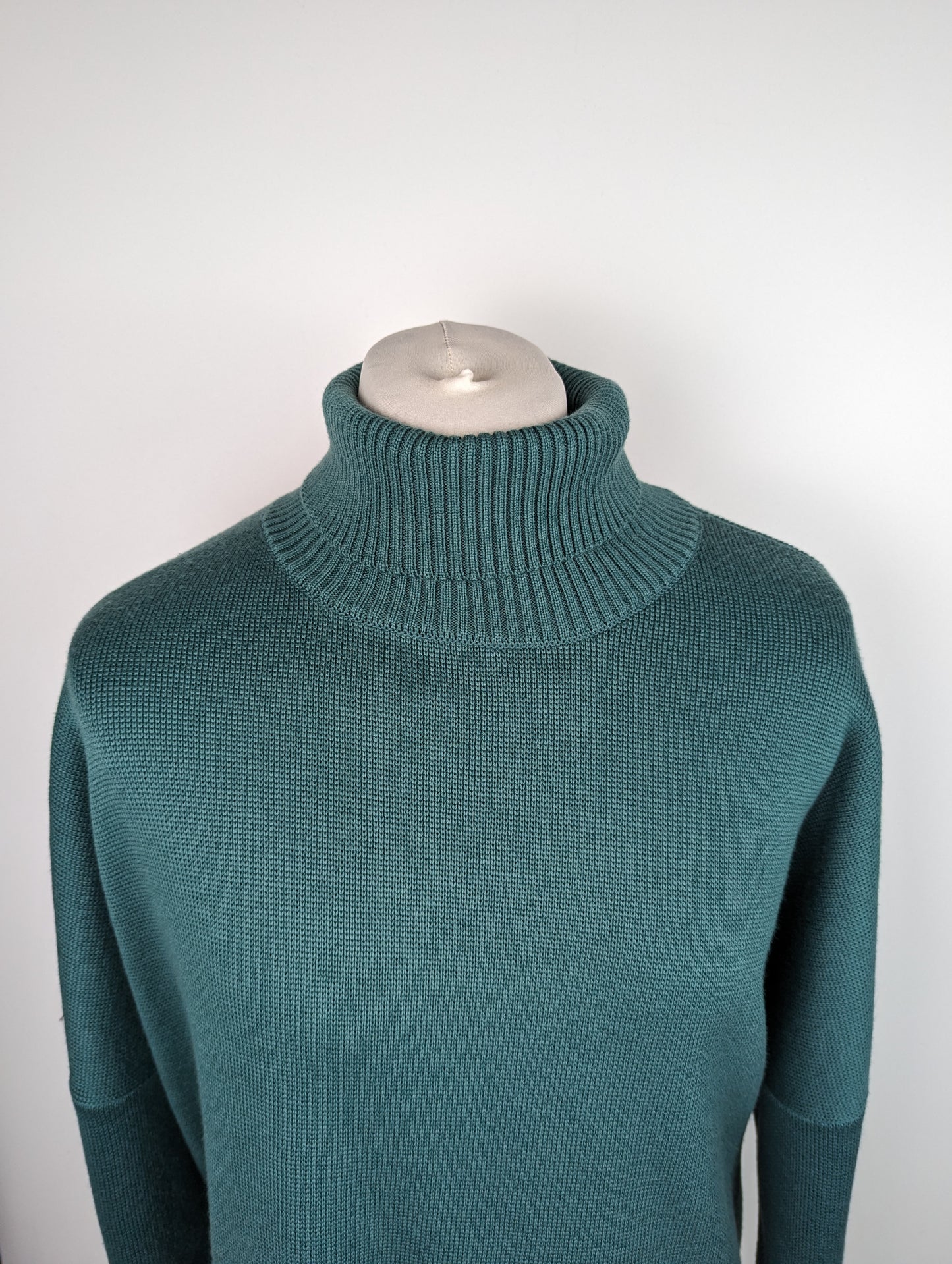 BOSS Men's Dibuono Roll Neck Jumper - Green