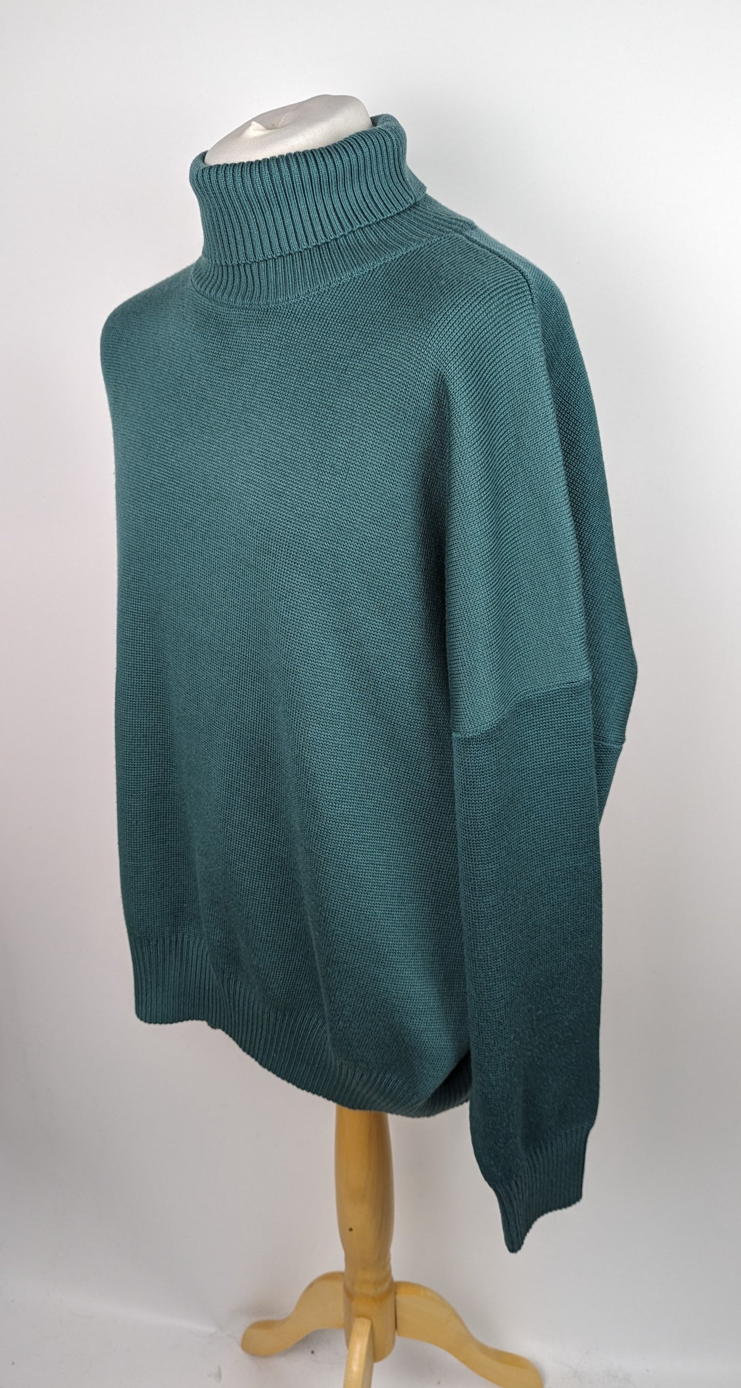 BOSS Men's Dibuono Roll Neck Jumper - Green