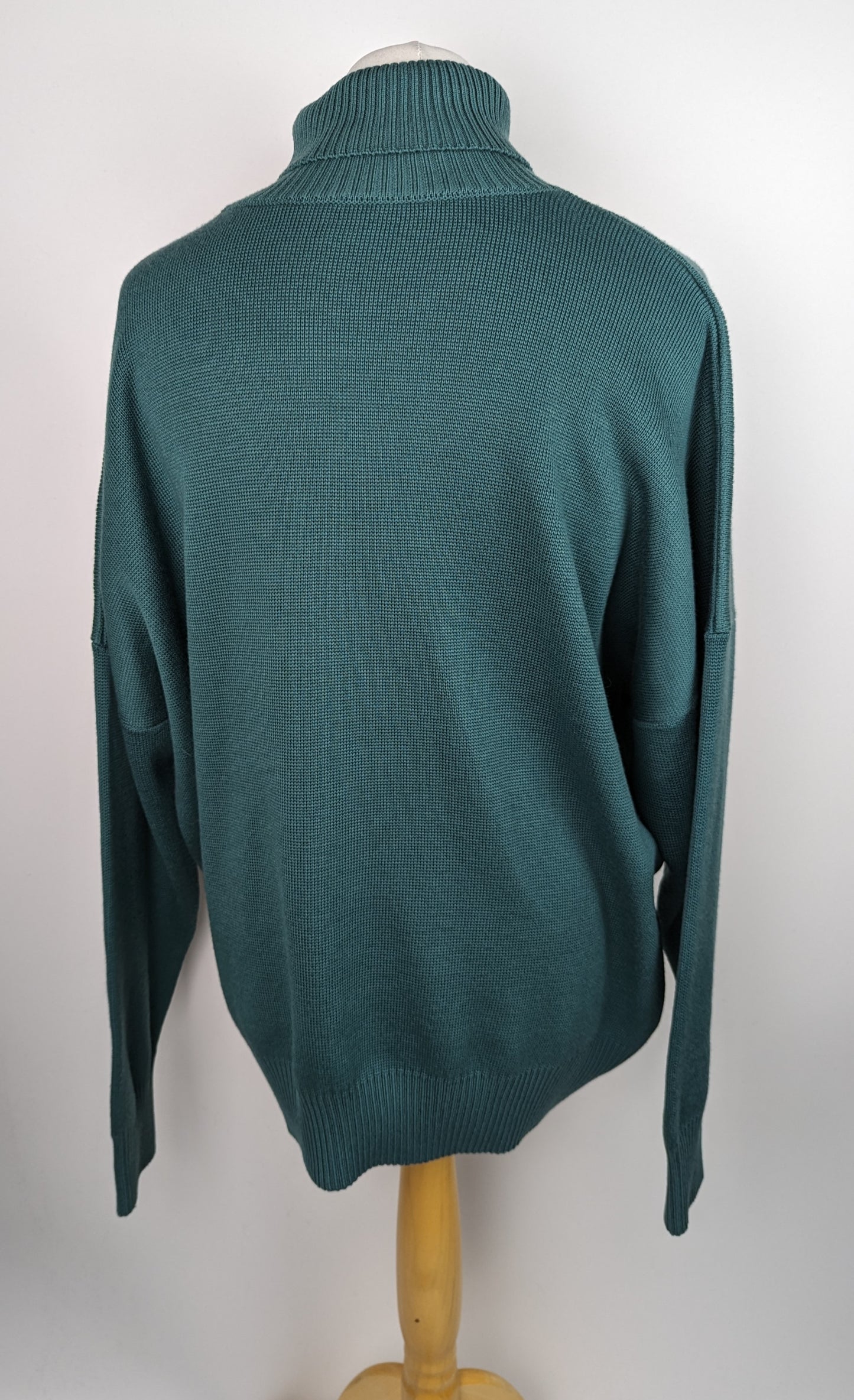 BOSS Men's Dibuono Roll Neck Jumper - Green