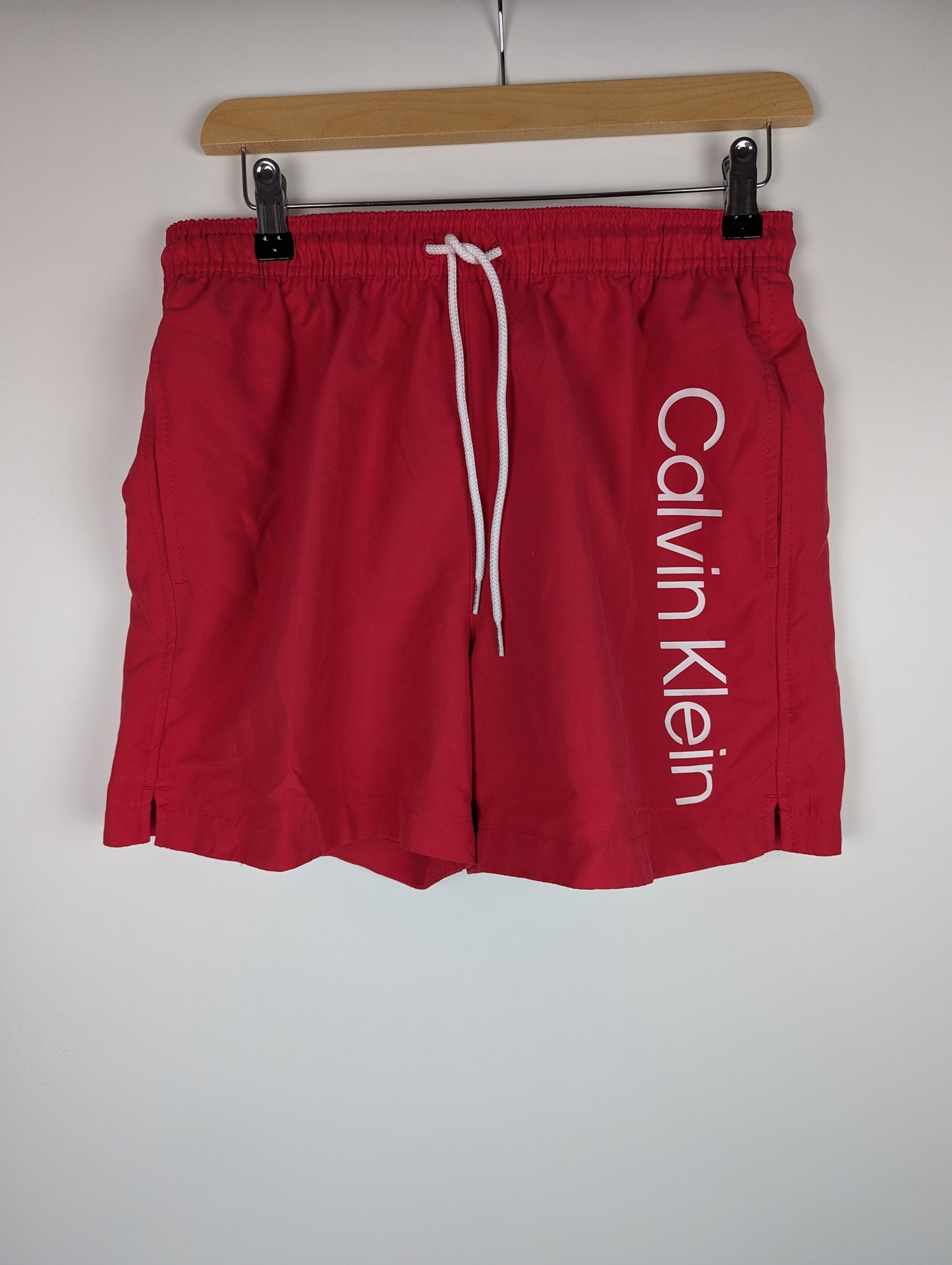 CALVIN KLEIN Mens Logo Swim Shorts - Pink