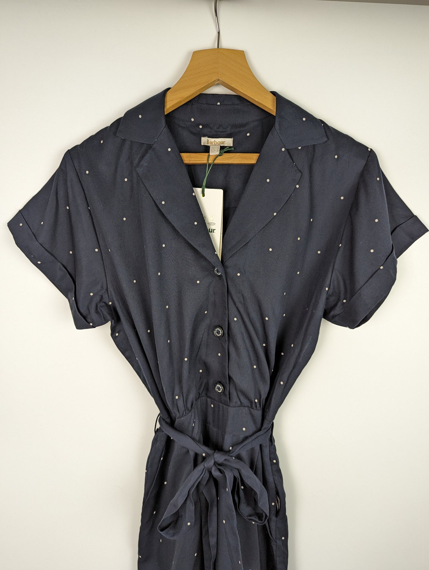 BARBOUR Womens Melita Jumpsuit - Navy Spot