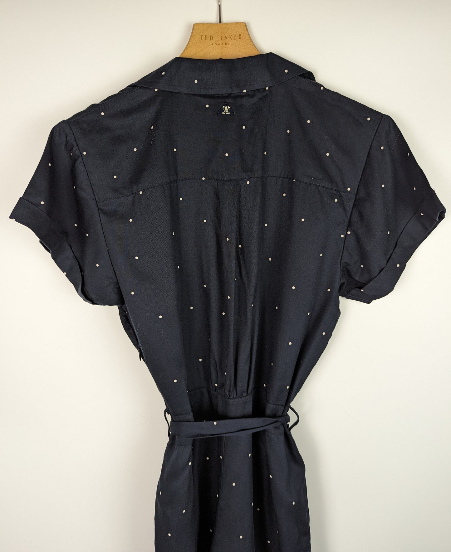 BARBOUR Womens Melita Jumpsuit - Navy Spot