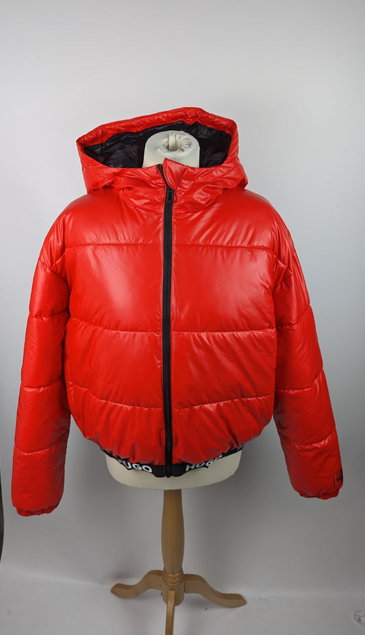 BOSS Women's Faryne Puffer Jacket - Red