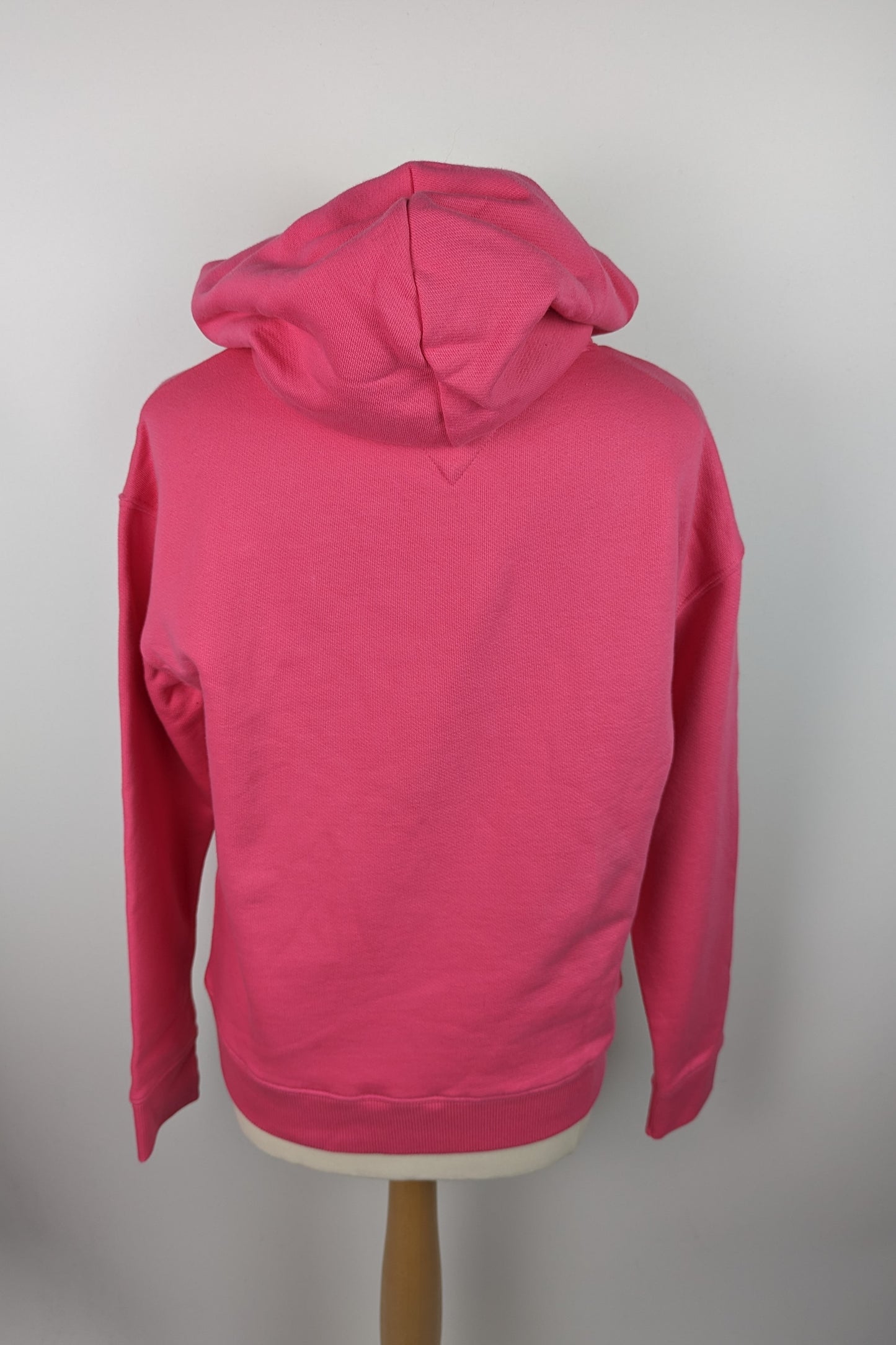 TOMMY JEANS Womens Centre Badge Hoodie - Pink