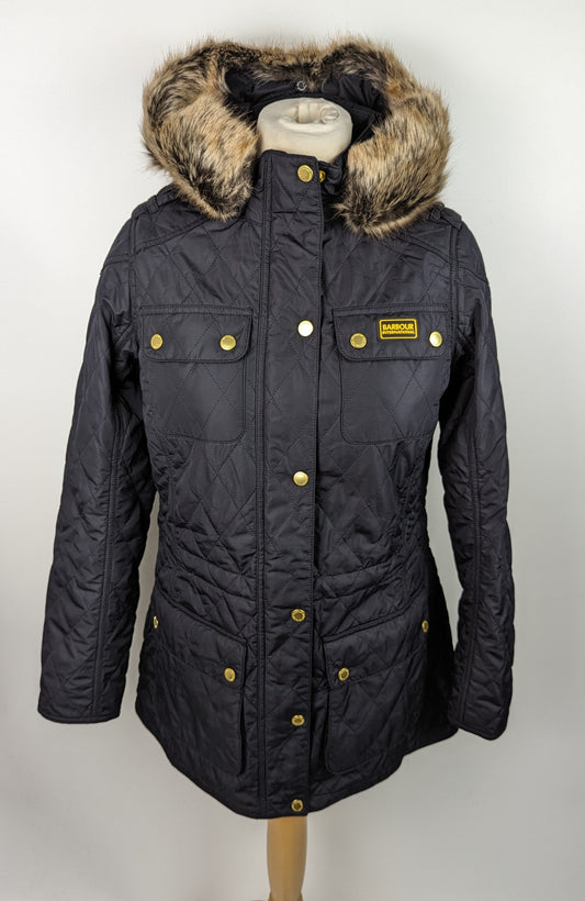 BARBOUR Womens Enduro Quilted Jacket - Black