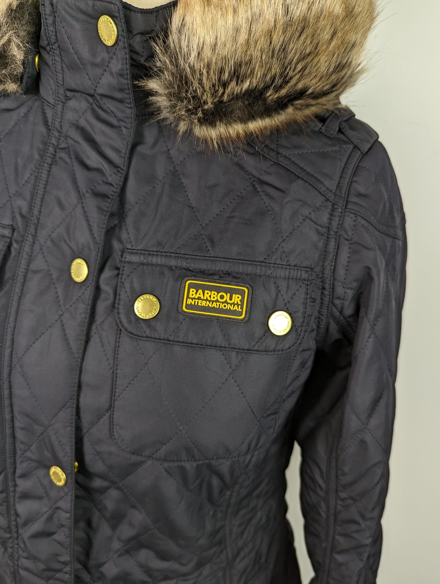 BARBOUR Womens Enduro Quilted Jacket - Black