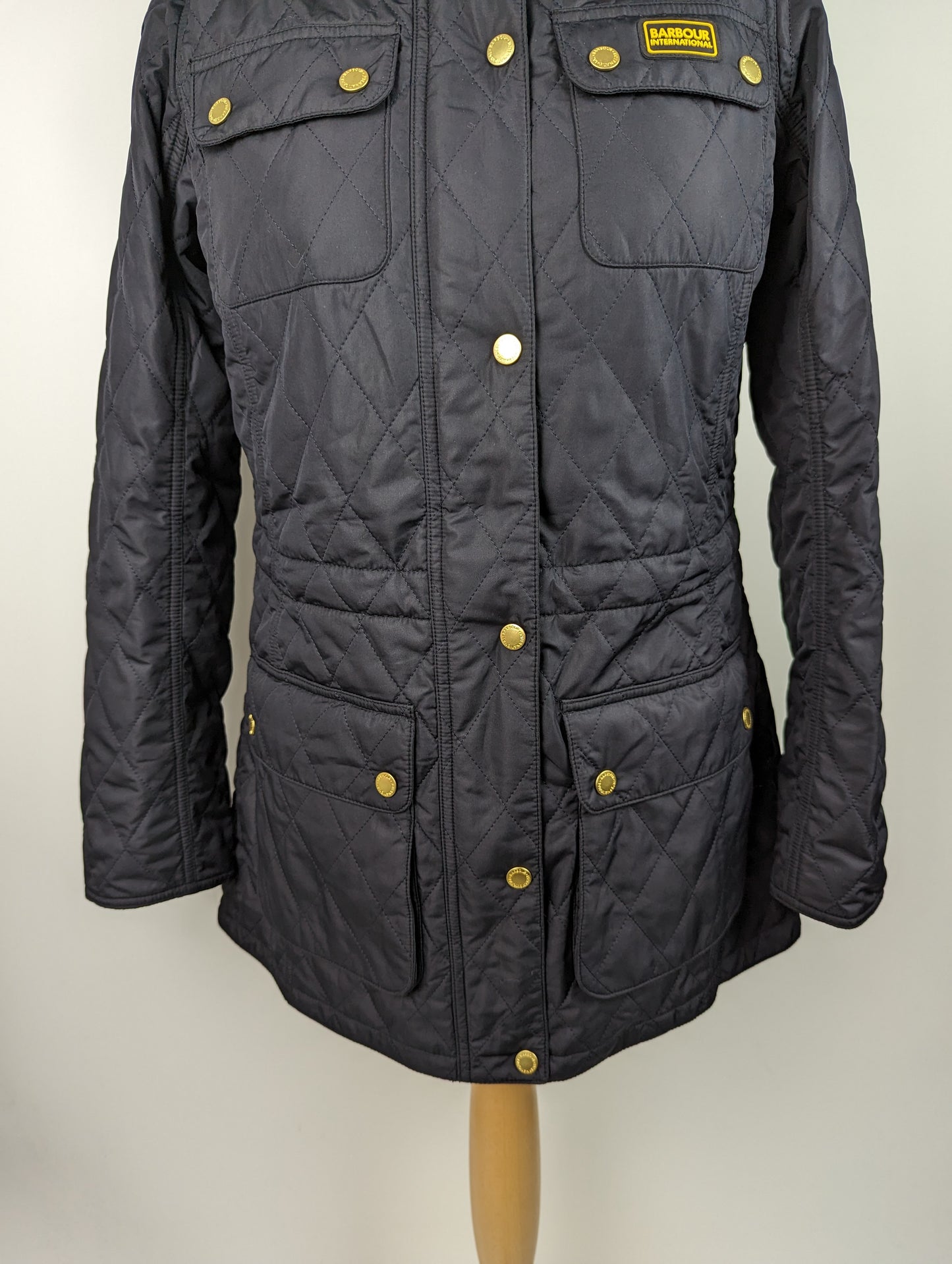 BARBOUR Womens Enduro Quilted Jacket - Navy Blue