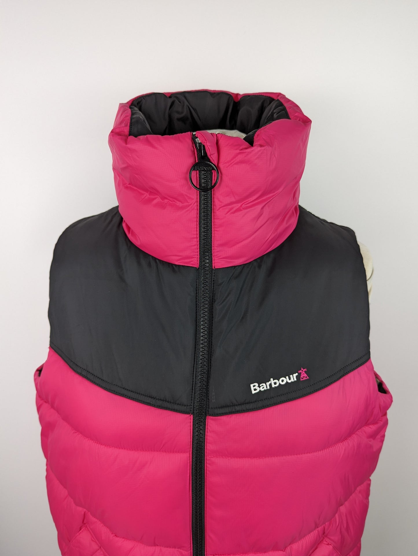 BARBOUR Women's Hiker Delamere Gilet - Pink / Black