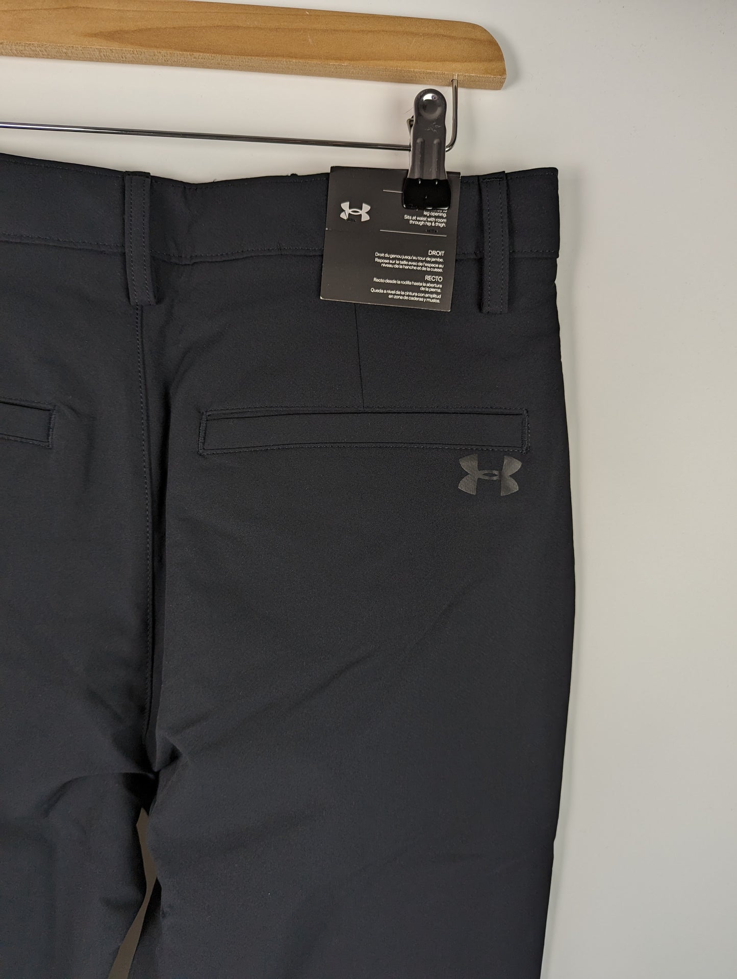 UNDER ARMOUR Men's Golf Tech Trousers- Black