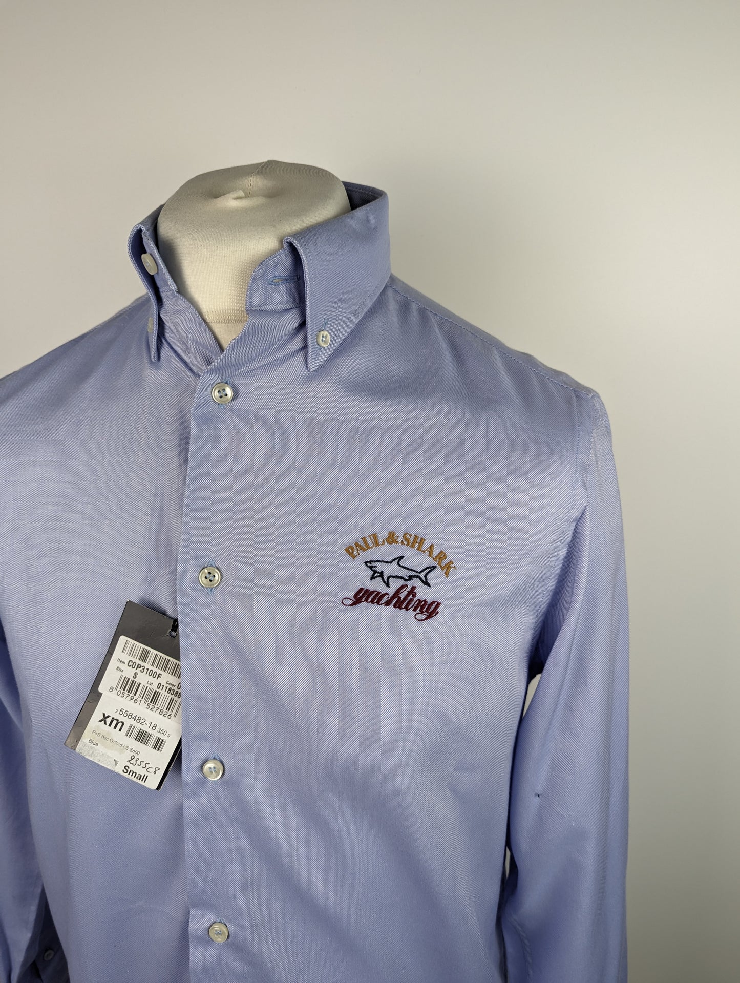 PAUL AND SHARK Oxford Long Sleeve Shirt - Blue