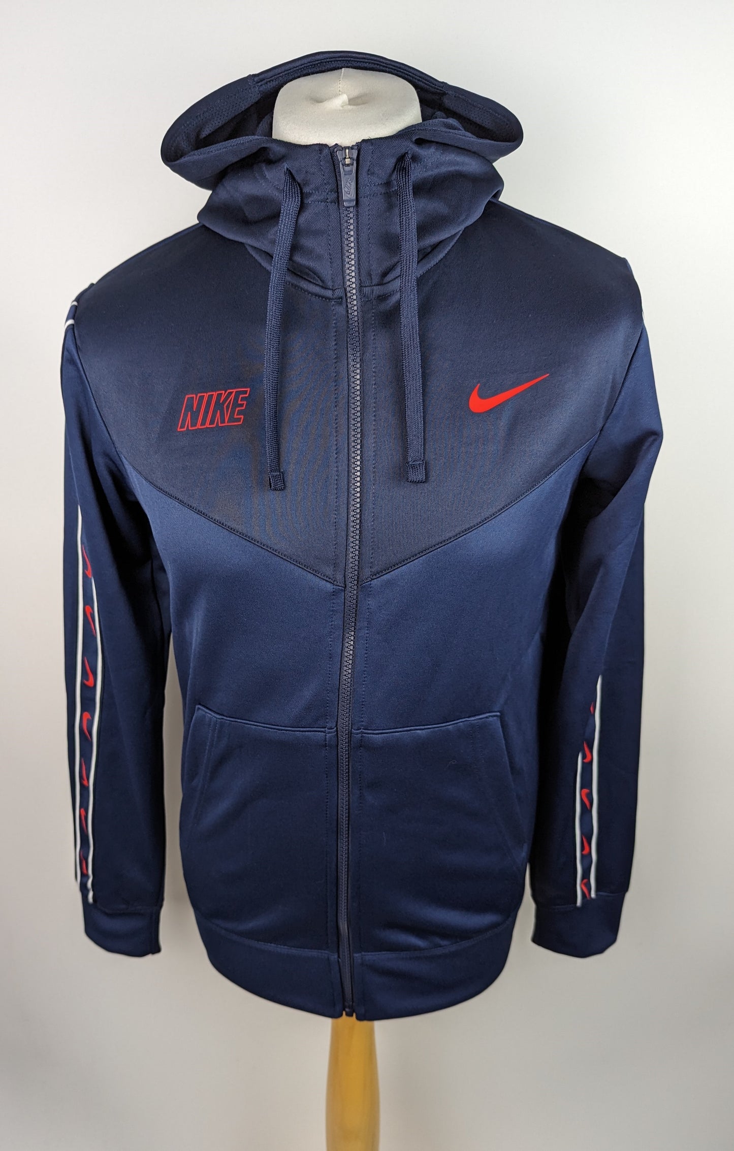 Nike Full Zip Nsw Repeat Jacket- Blue