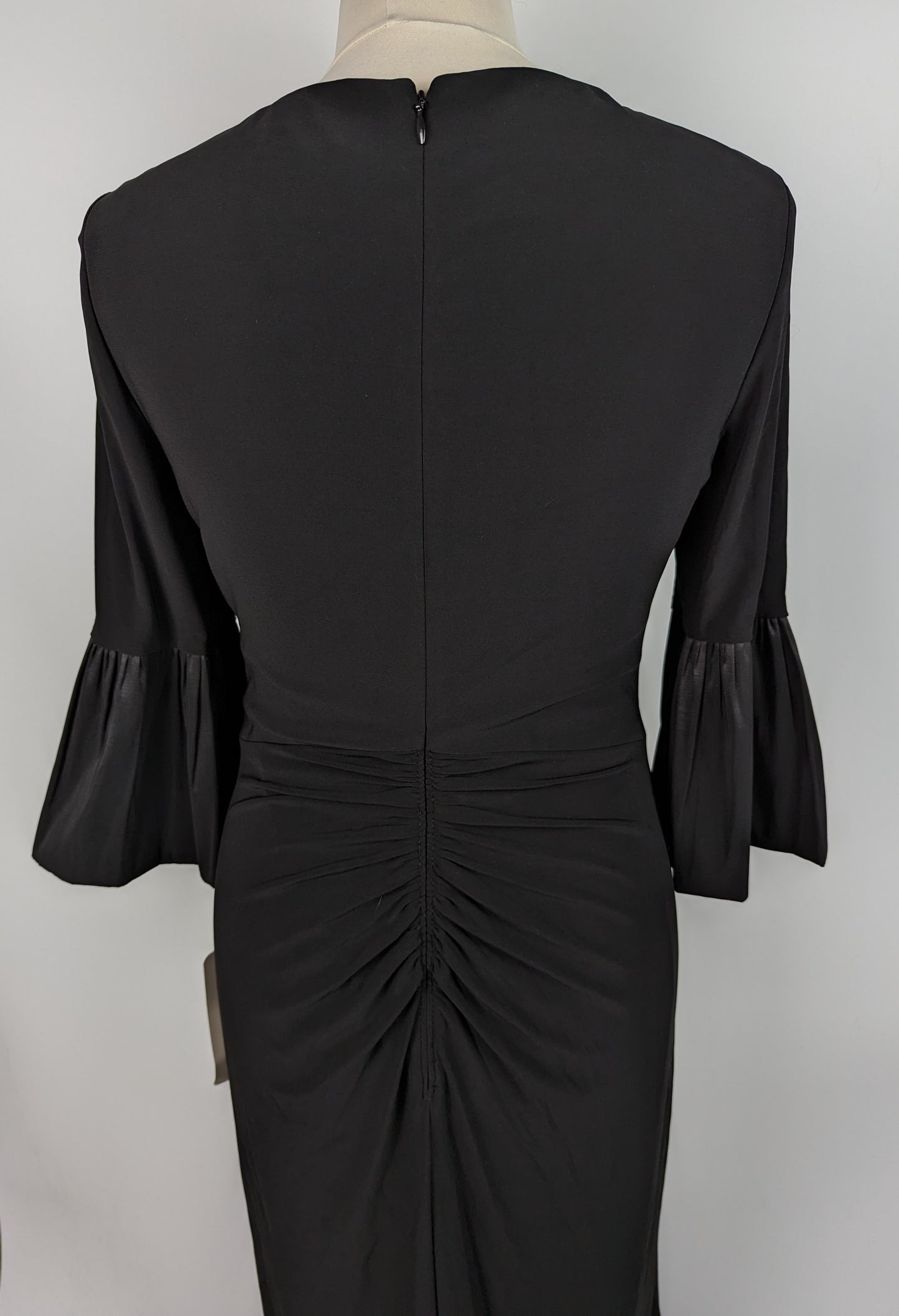 ADRIANNA PAPELL Twist Front Jersey Gown - Black