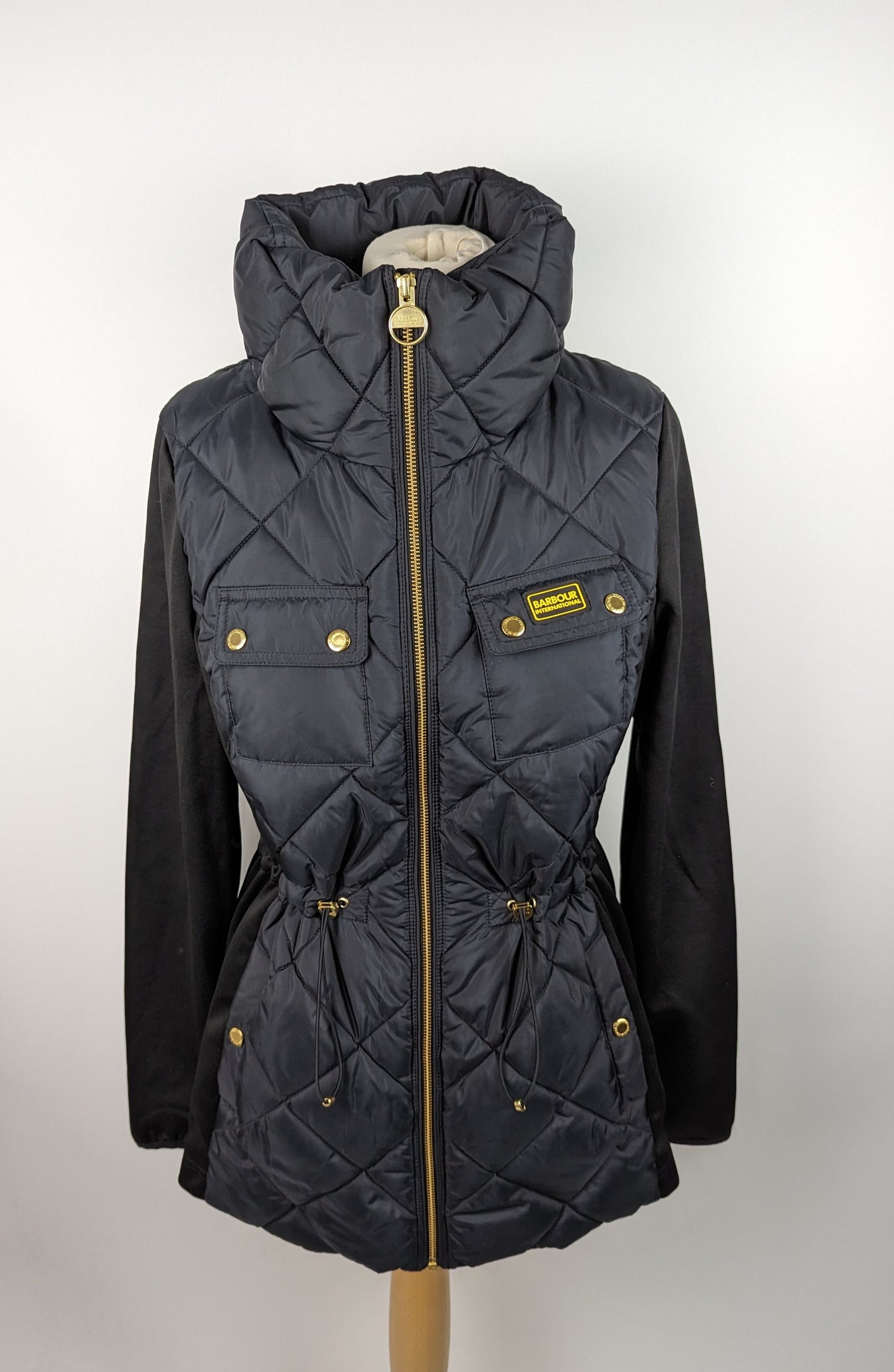 BARBOUR INTERNATIONAL Womens San Jorge Quilted Jacket - Black