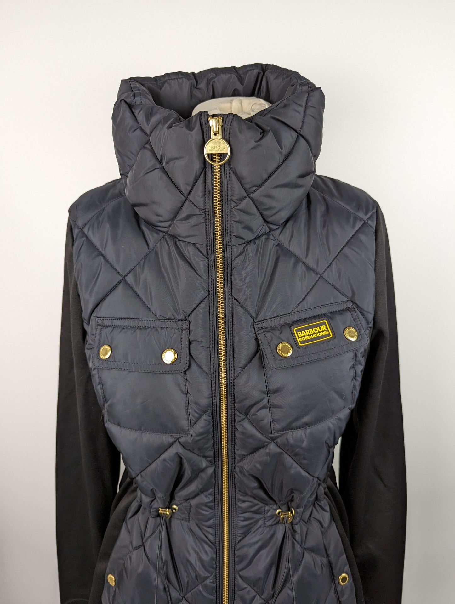 BARBOUR INTERNATIONAL Womens San Jorge Quilted Jacket - Black