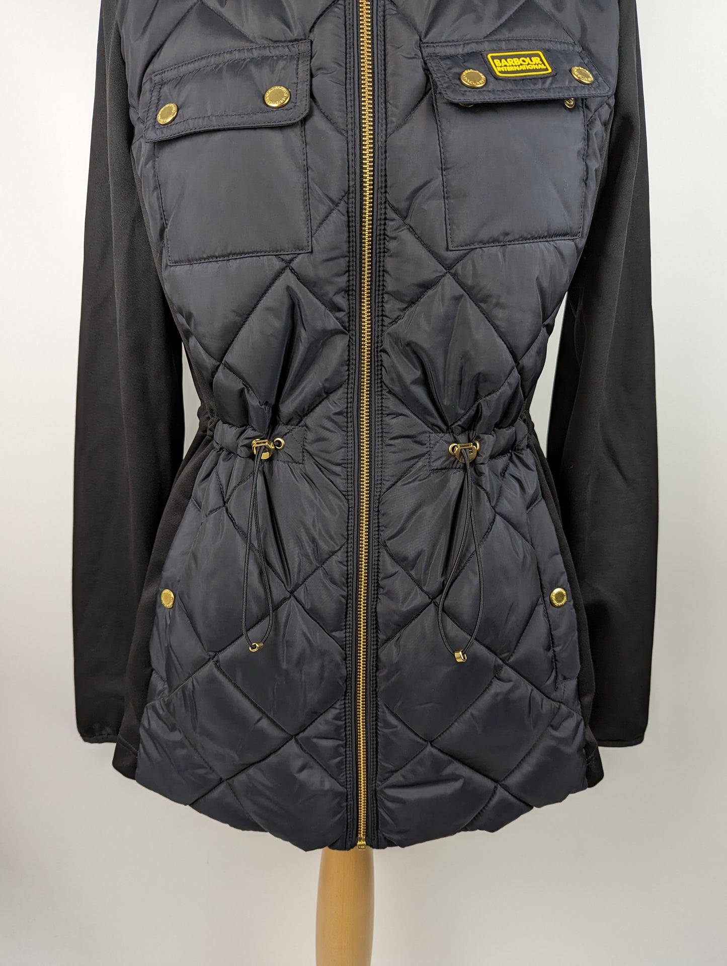 BARBOUR INTERNATIONAL Womens San Jorge Quilted Jacket - Black