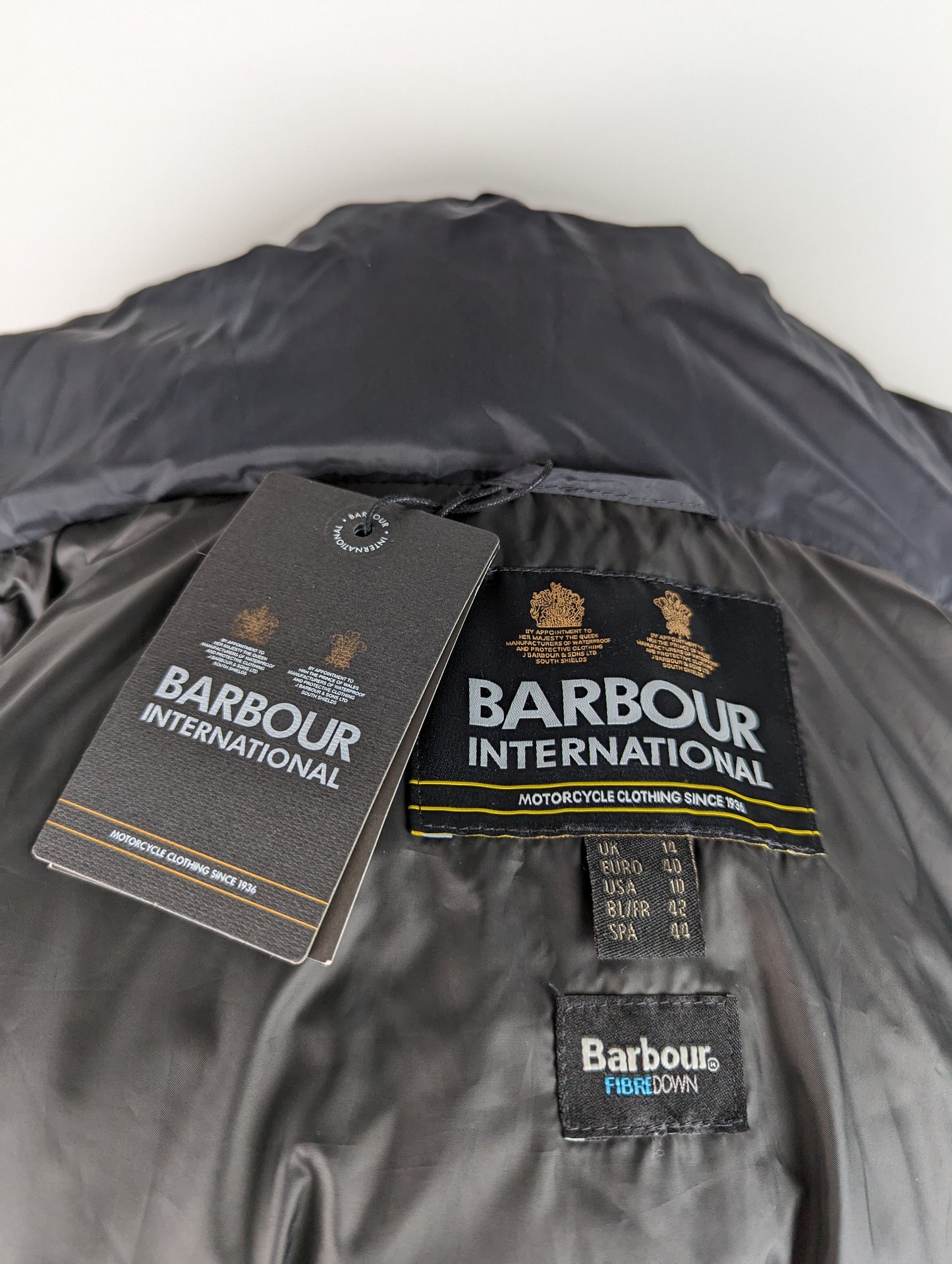 BARBOUR INTERNATIONAL Womens San Jorge Quilted Jacket - Black