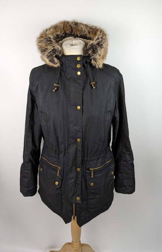 BARBOUR Womens Kelsall Wax Jacket - Black