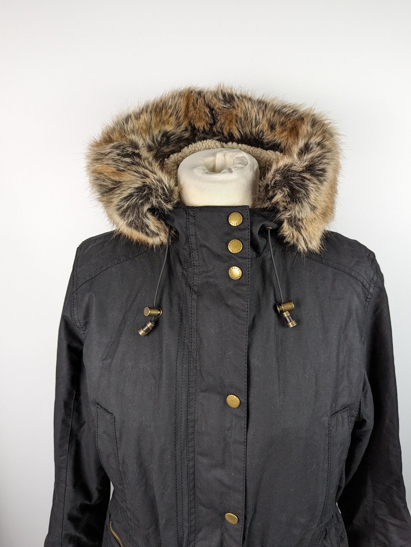 BARBOUR Womens Kelsall Wax Jacket - Black