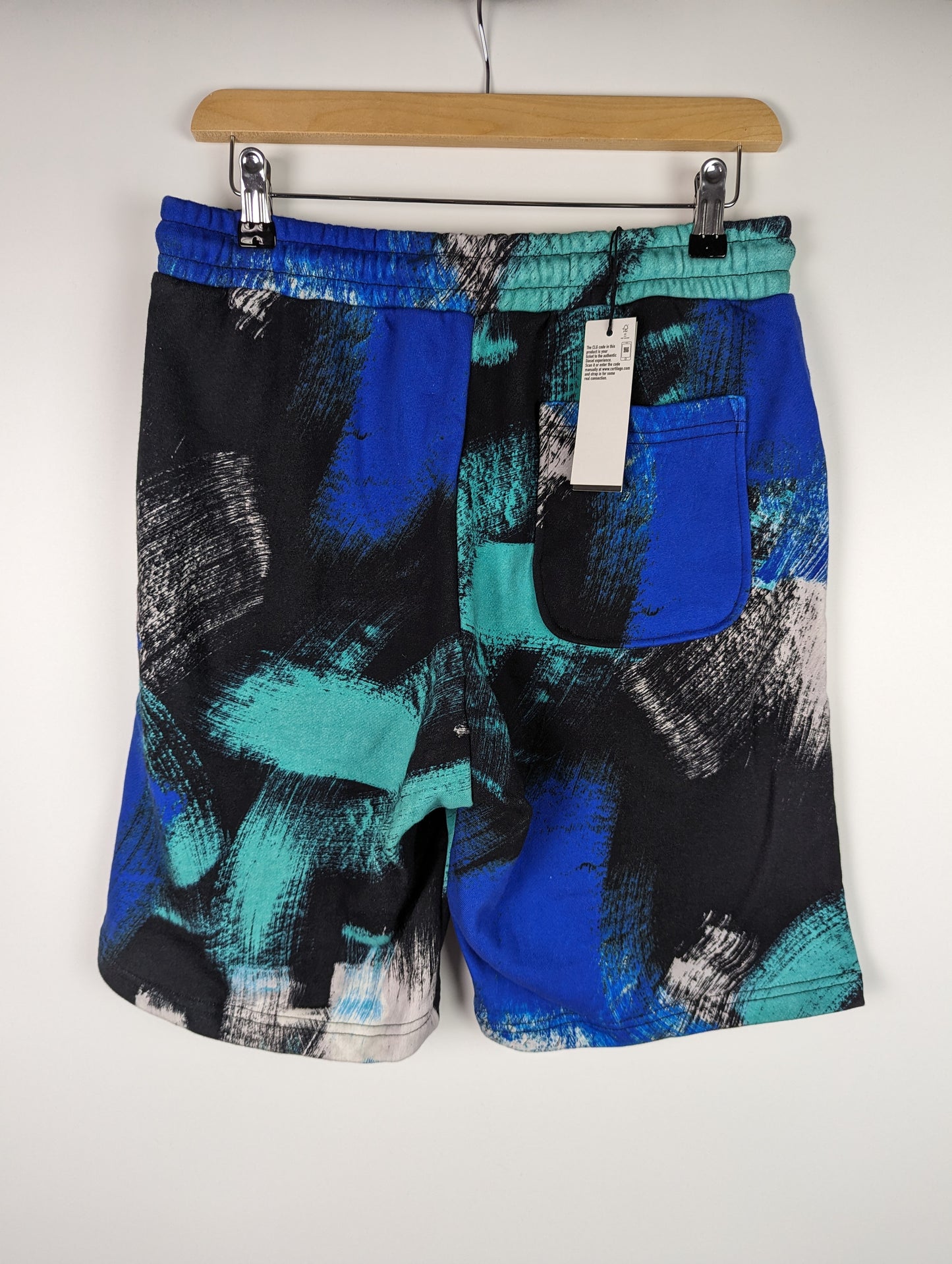 DIESEL Kids Abstract Shorts - Blue / Black