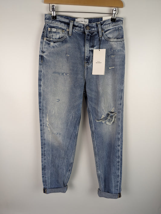 CALVIN KLEIN JEANS Mom Jeans - Blue