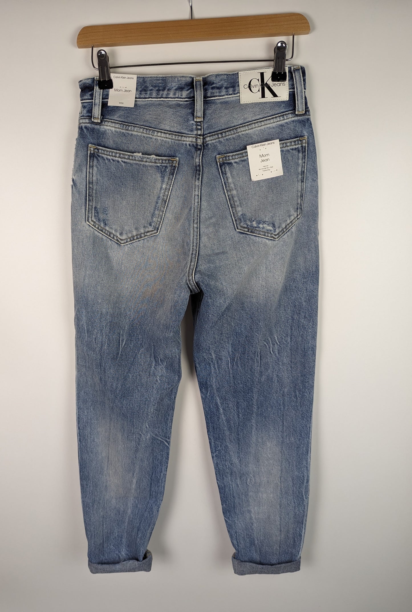 CALVIN KLEIN JEANS Mom Jeans - Blue