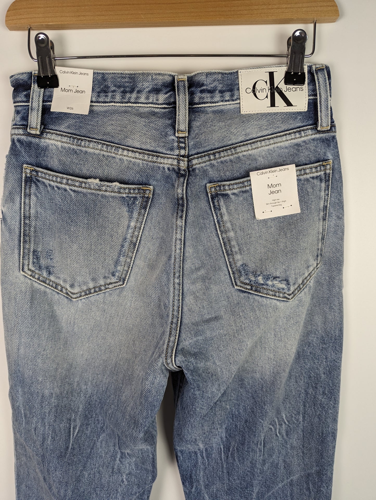 CALVIN KLEIN JEANS Mom Jeans - Blue