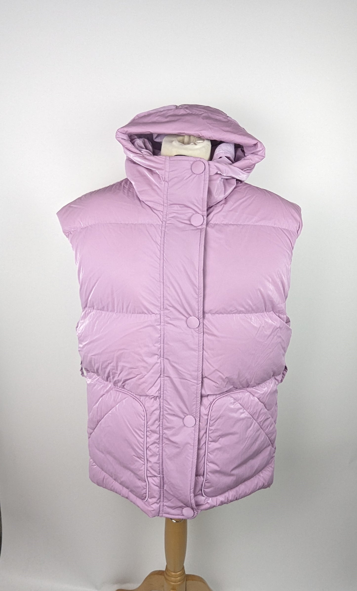 IENKI IENKI Womens Michelin sleeveless down Gilet- Purple