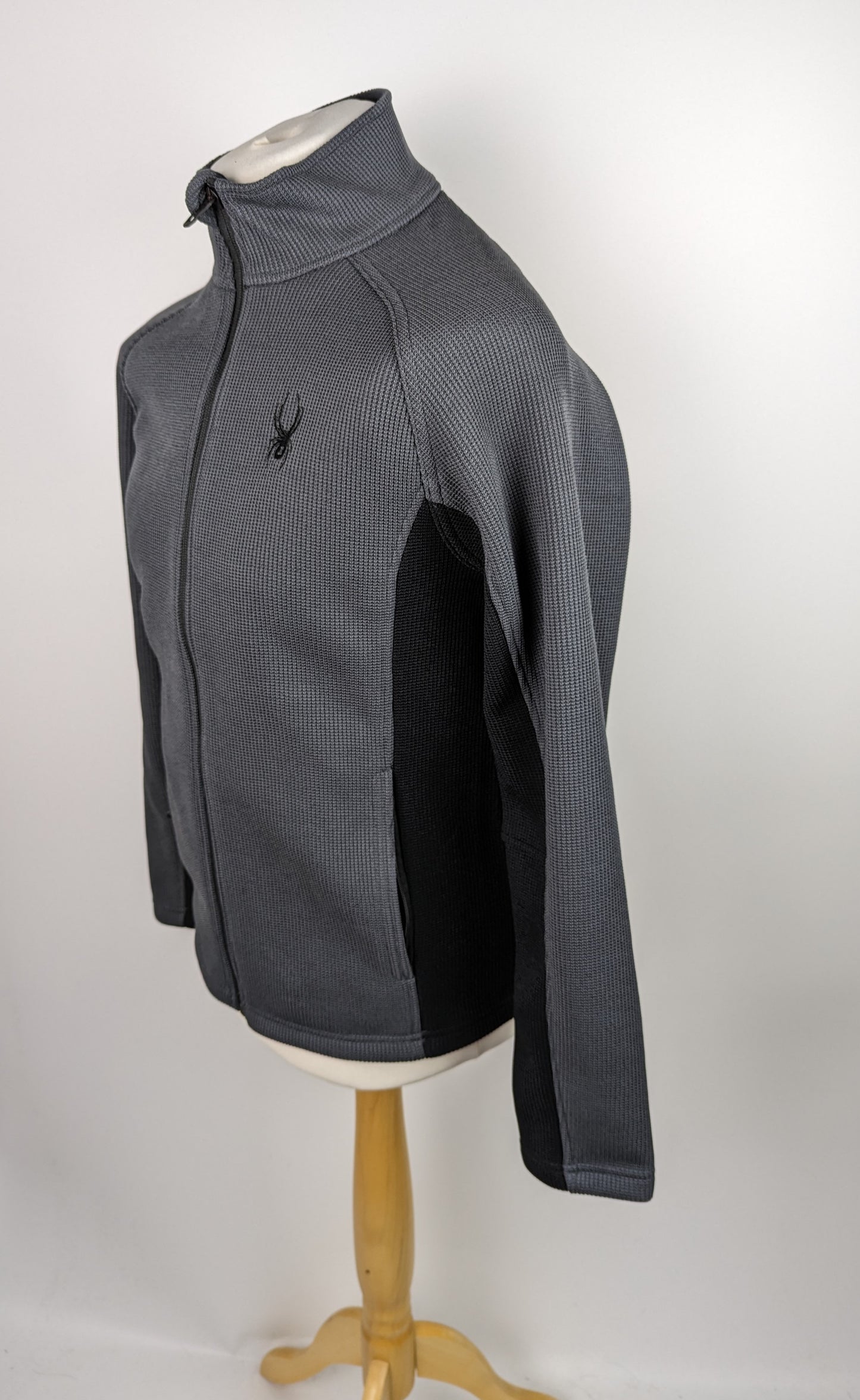 SPYDER Men's Constant Full Zip Fleece - Black / Grey