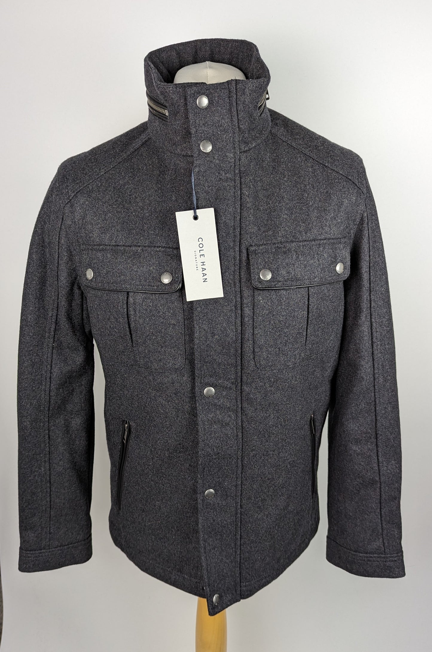 Cole Haan Signature Men's Wool Jacket - Grey