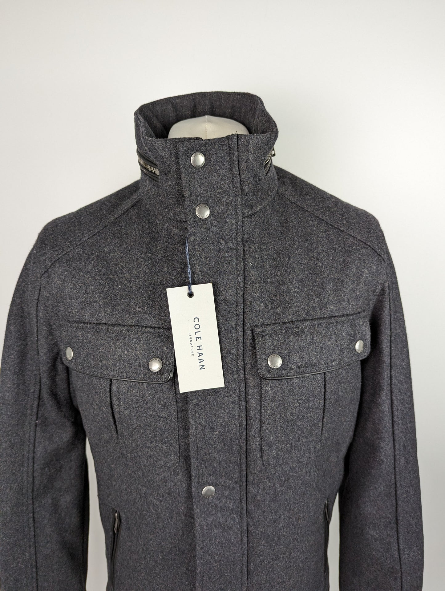 Cole Haan Signature Men's Wool Jacket - Grey