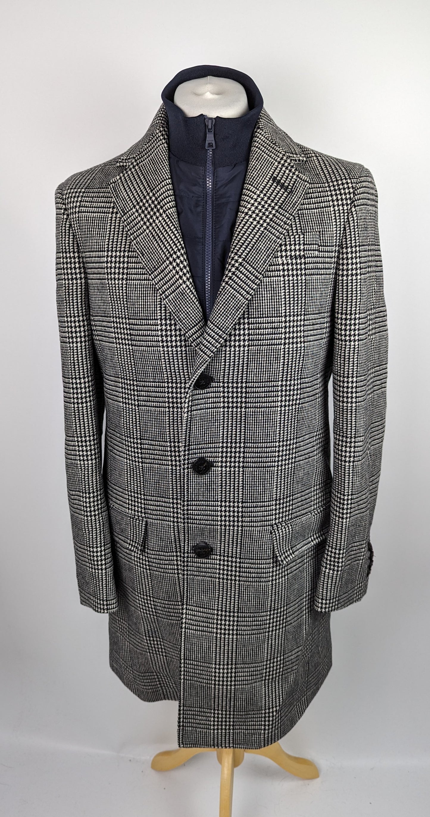 TOMMY HILFIGER Prince of Wales Check Jacket - Black / White