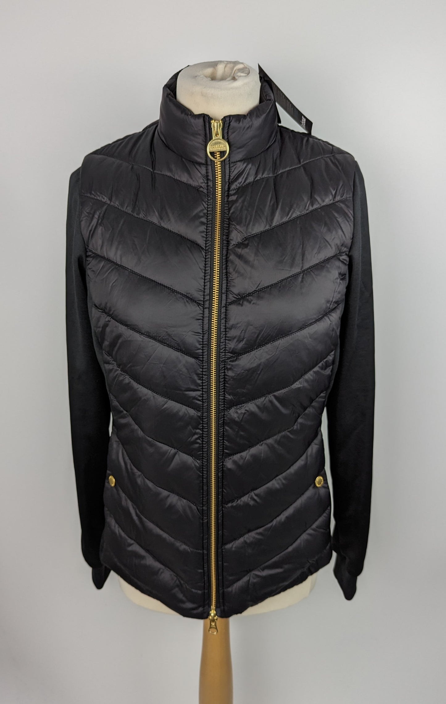 BARBOUR International Everly Quilted Sweat Jacket - Black