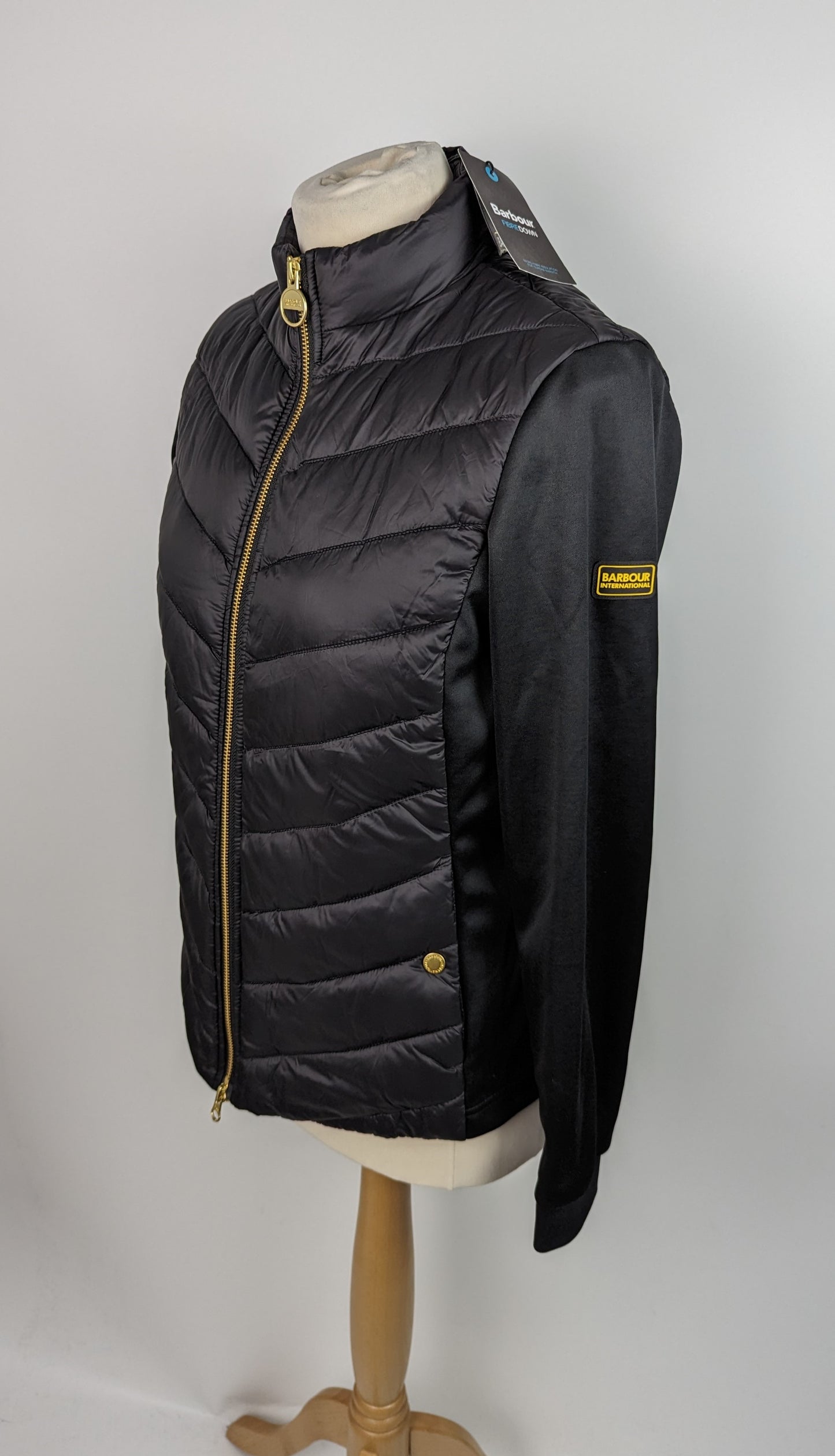 BARBOUR International Everly Quilted Sweat Jacket - Black